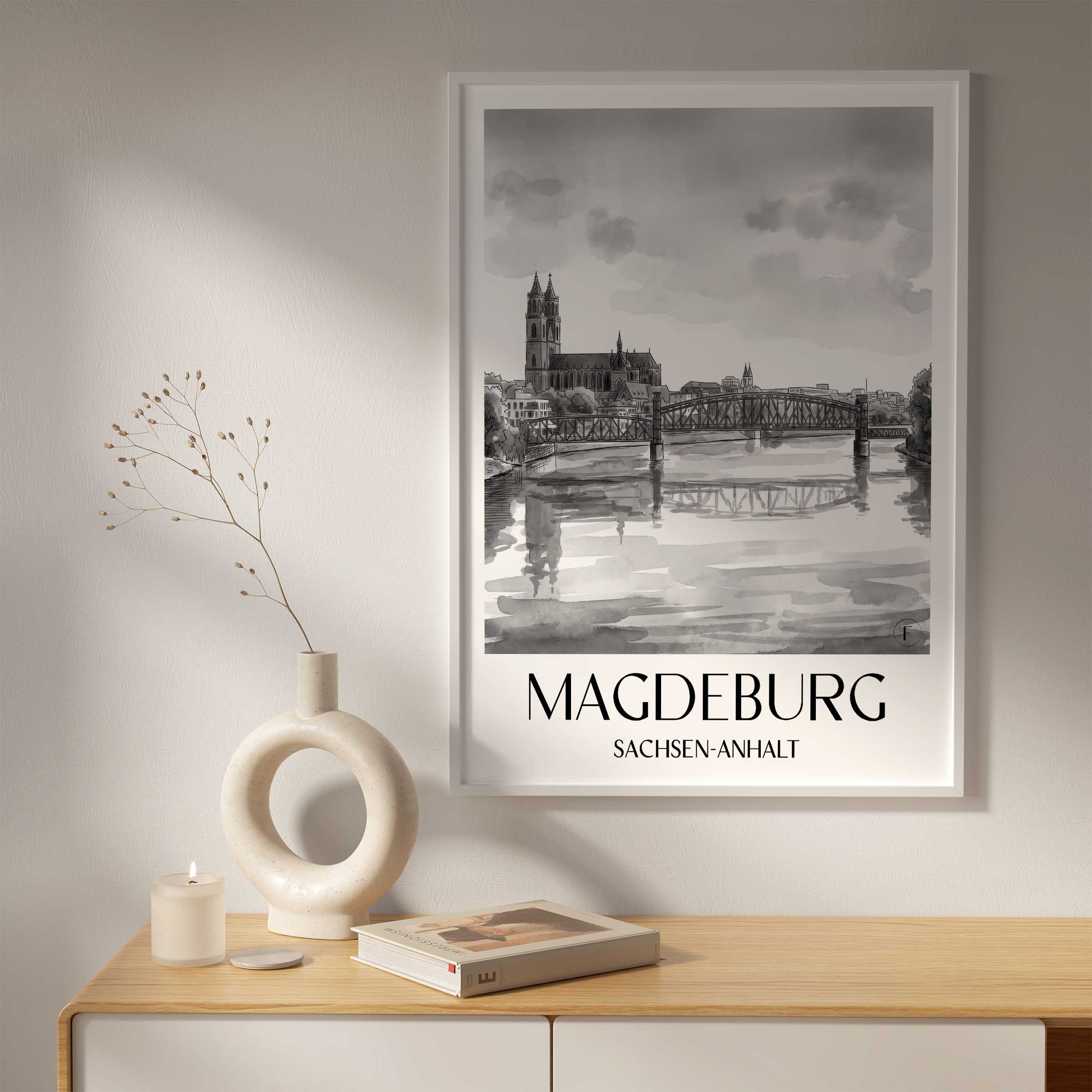 magdeburg-sachsen-anhalt-deutschland-poster-aquarell-schwarz-weiss