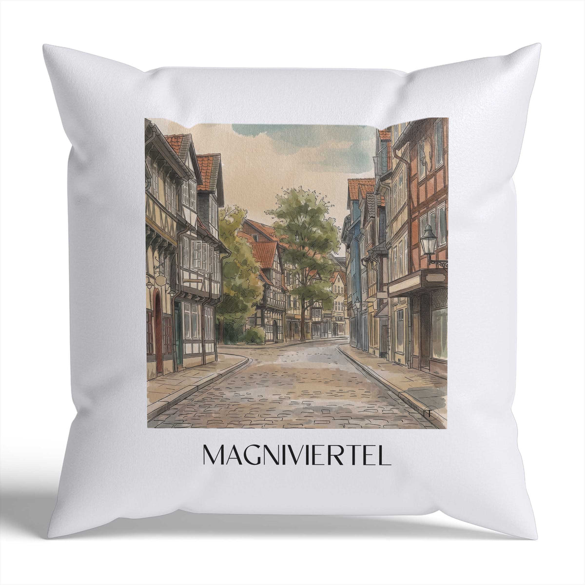 magniviertel-braunschweig-deutschland-kissenbezug-aquarell