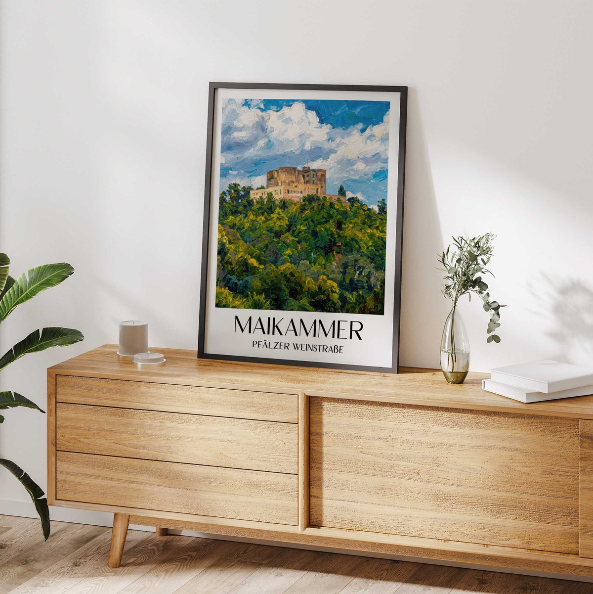 maikammer-pfälzer-weinstraße-deutschland-poster-oil-painting-oelgemaelde