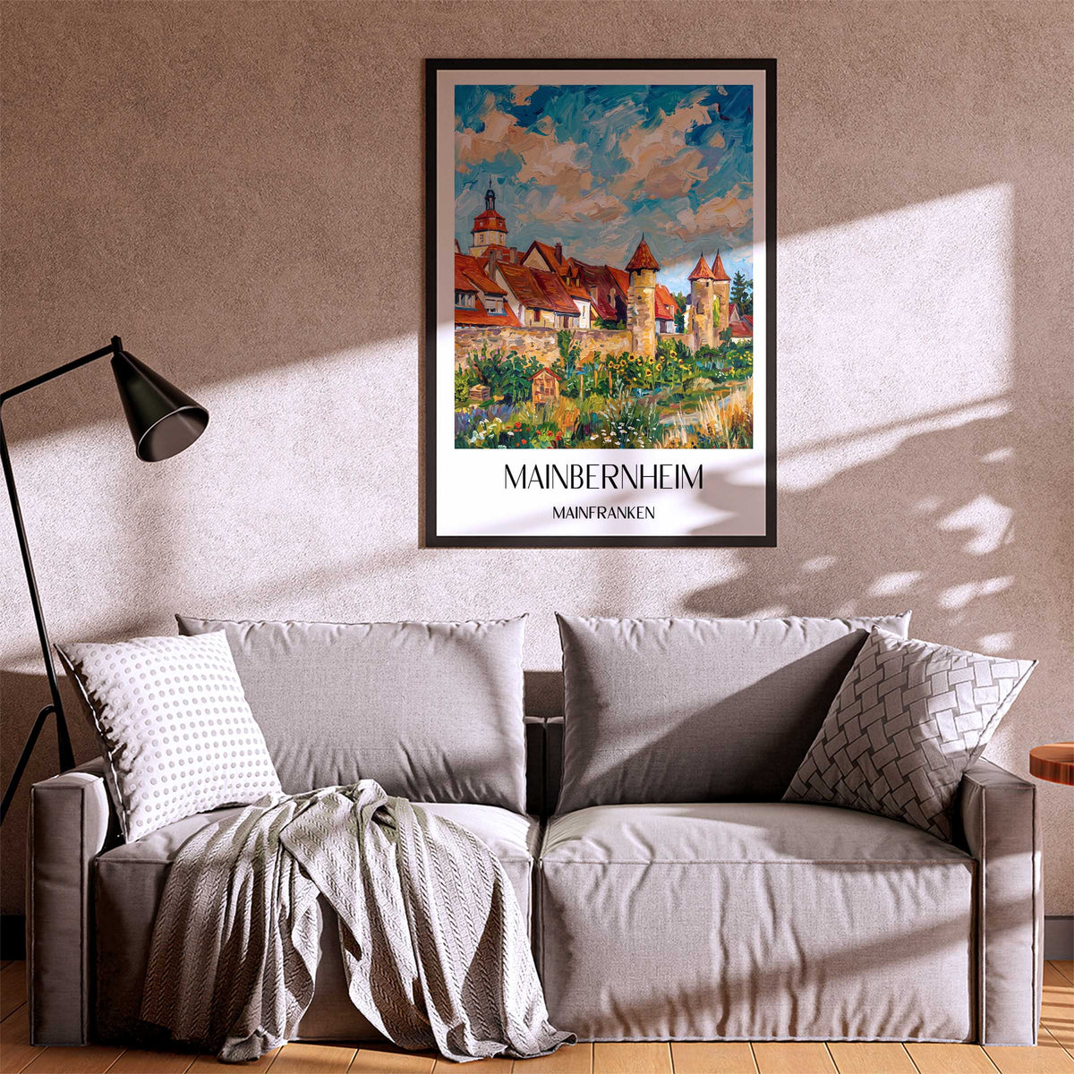 mainbernheim-mainfranken-deutschland-poster-oil-painting-oelgemaelde