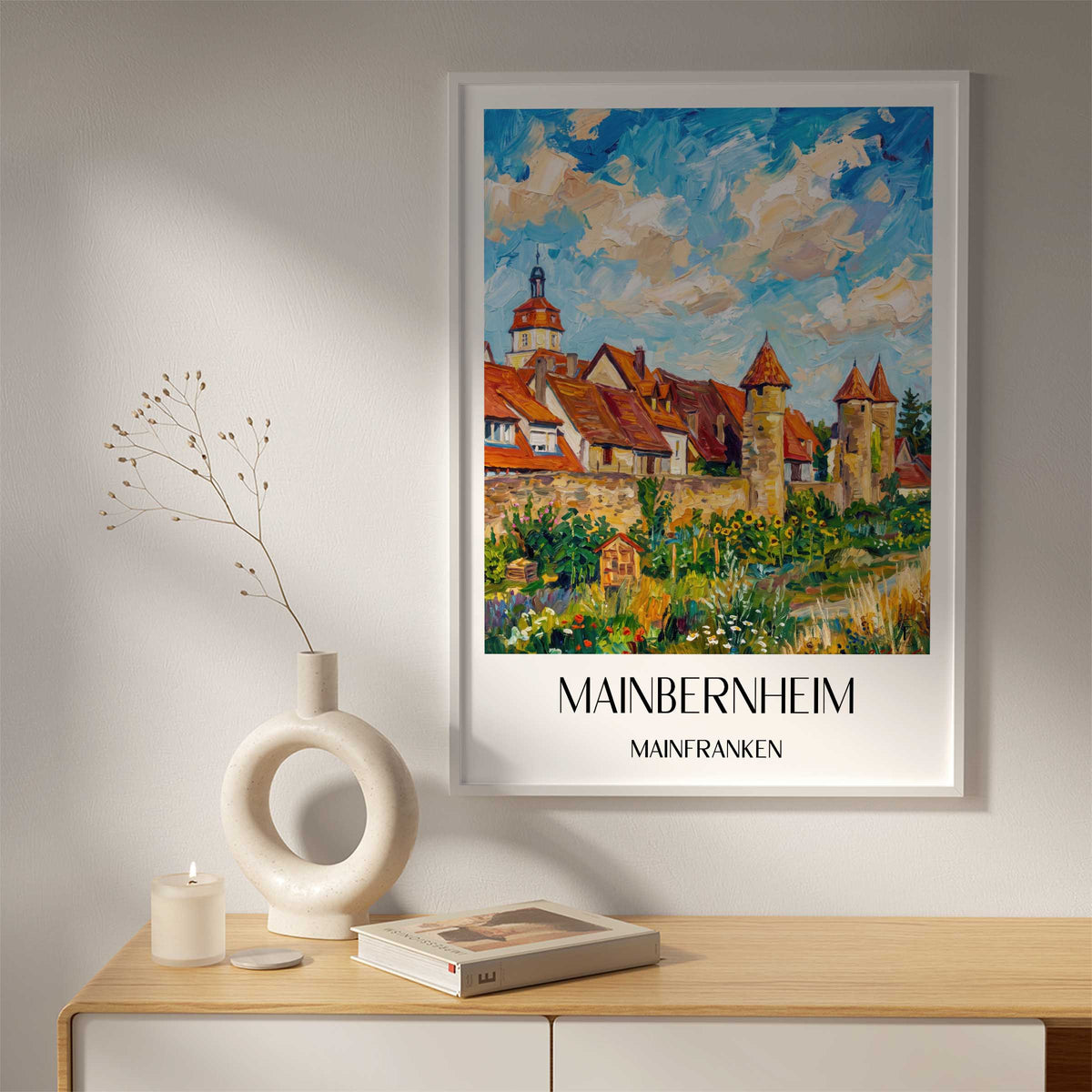 mainbernheim-mainfranken-deutschland-poster-oil-painting-oelgemaelde