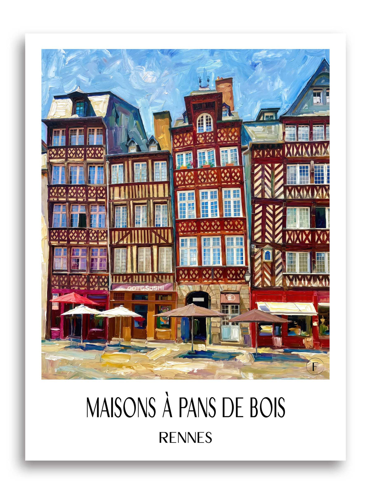 maisons-à-pans-de-bois-rennes-frankreich-poster-oil-painting-oelgemaelde