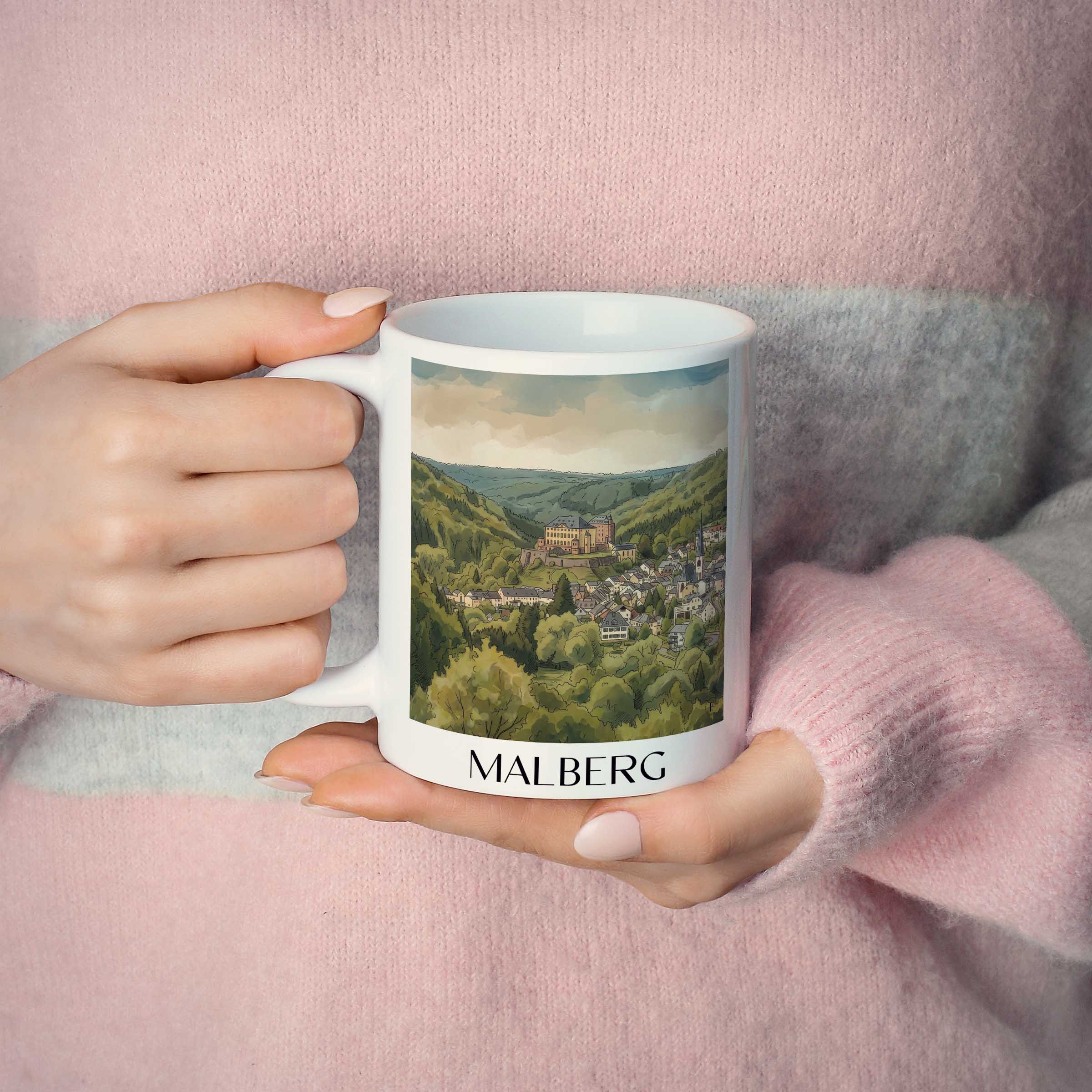 malberg-eifel-deutschland-kaffeebecher-aquarell