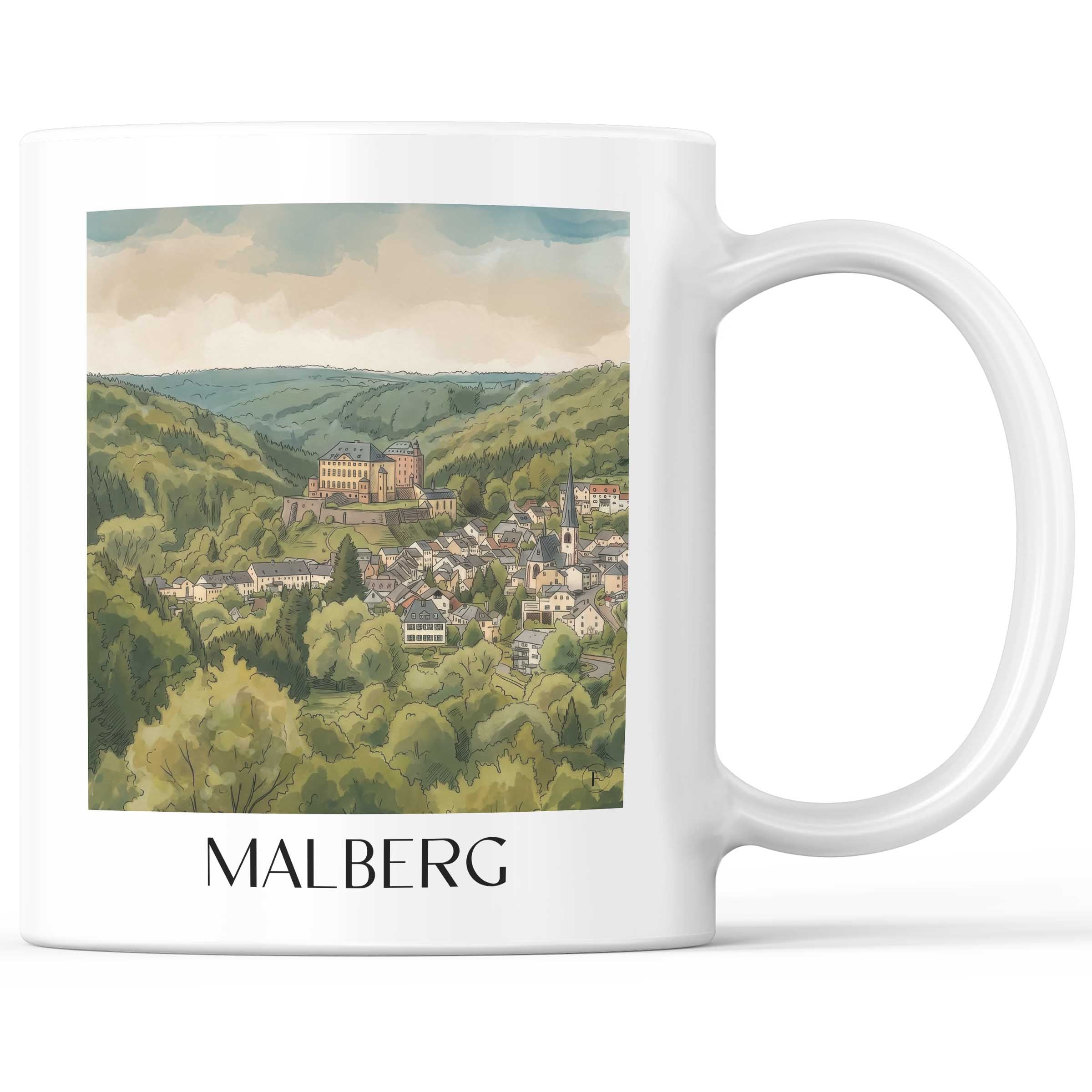 malberg-eifel-deutschland-kaffeebecher-aquarell