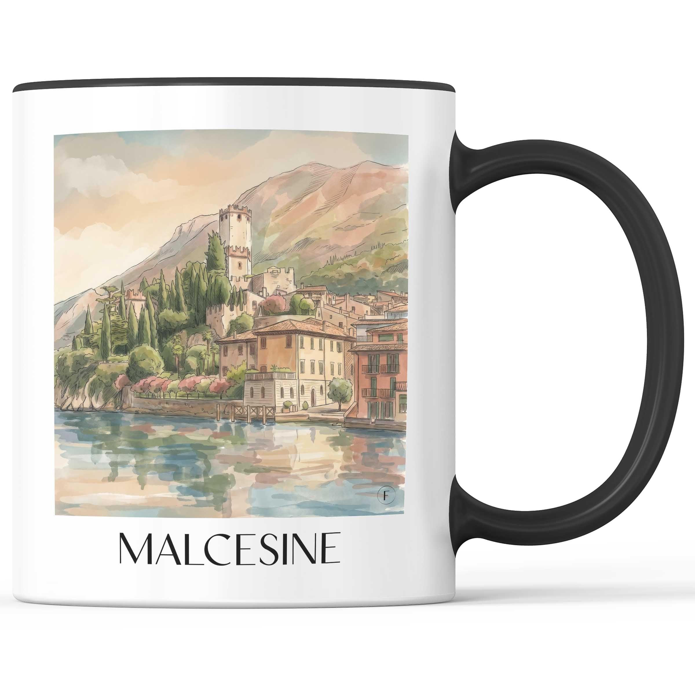 malcesine-venetien-italien-kaffeebecher-aquarell