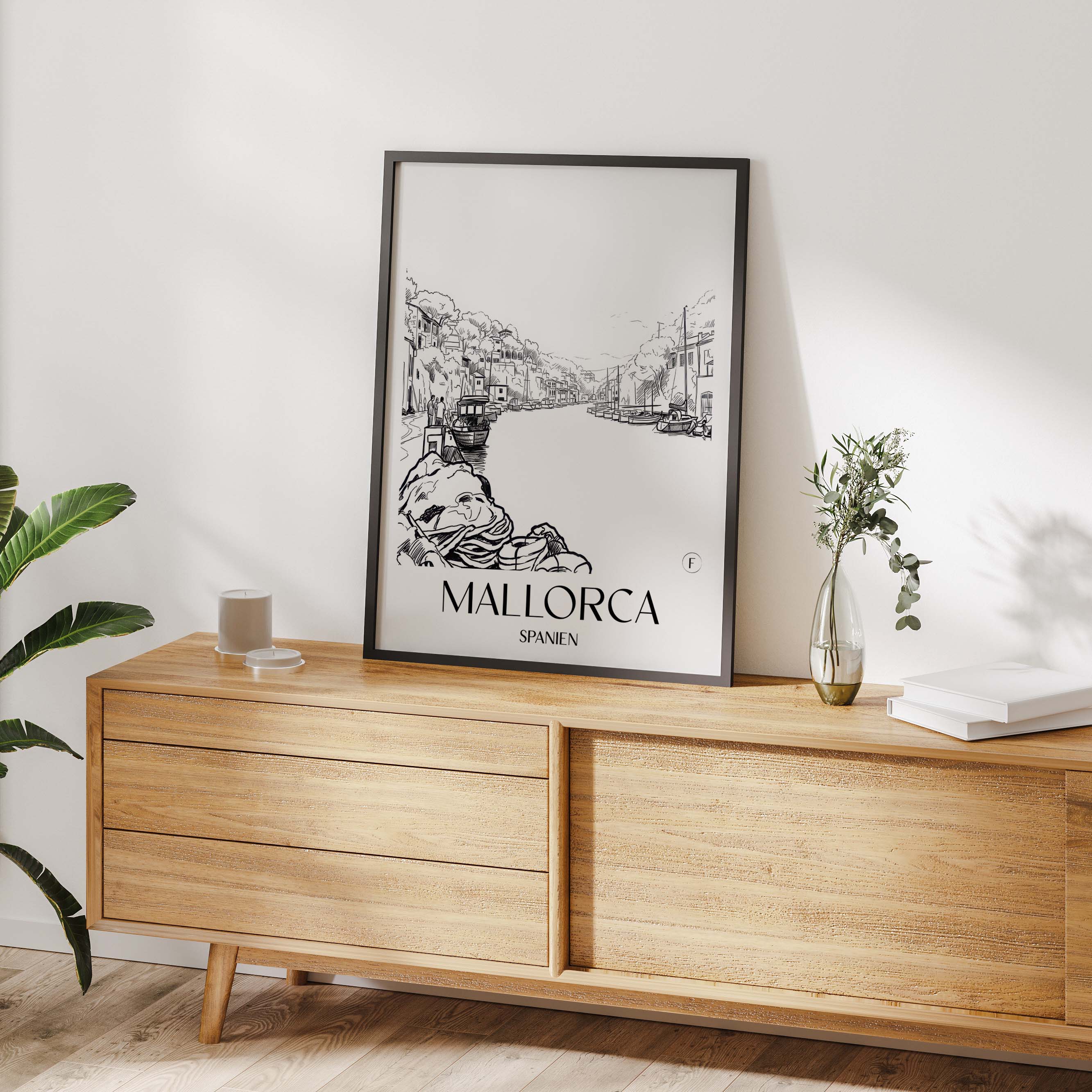 mallorca-spanien-spanien-poster-skizze