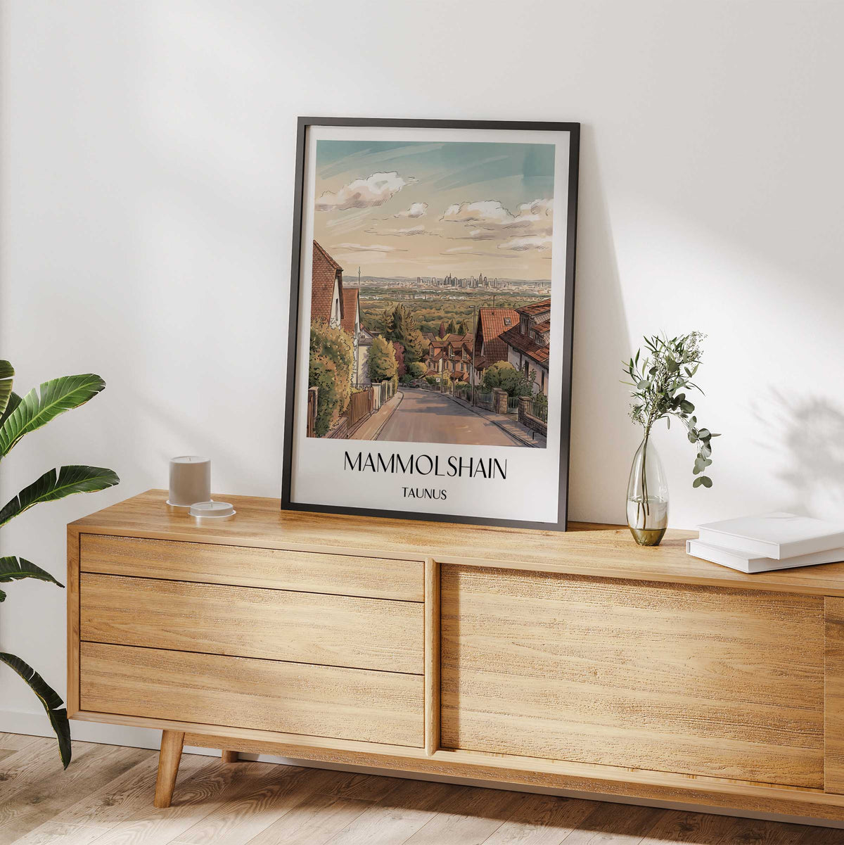 mammolshain-taunus-deutschland-poster-aquarell