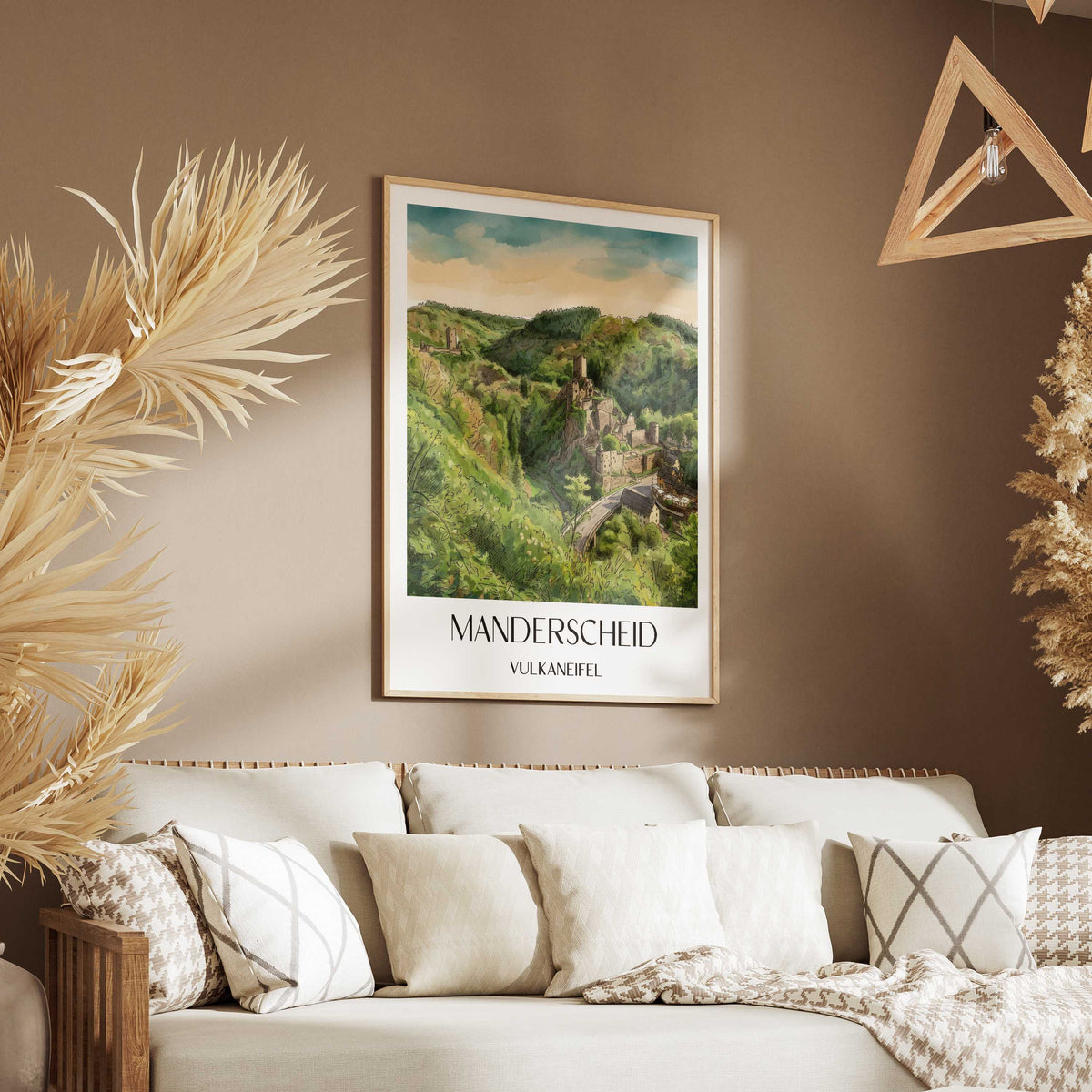 manderscheid-vulkaneifel-deutschland-poster-aquarell