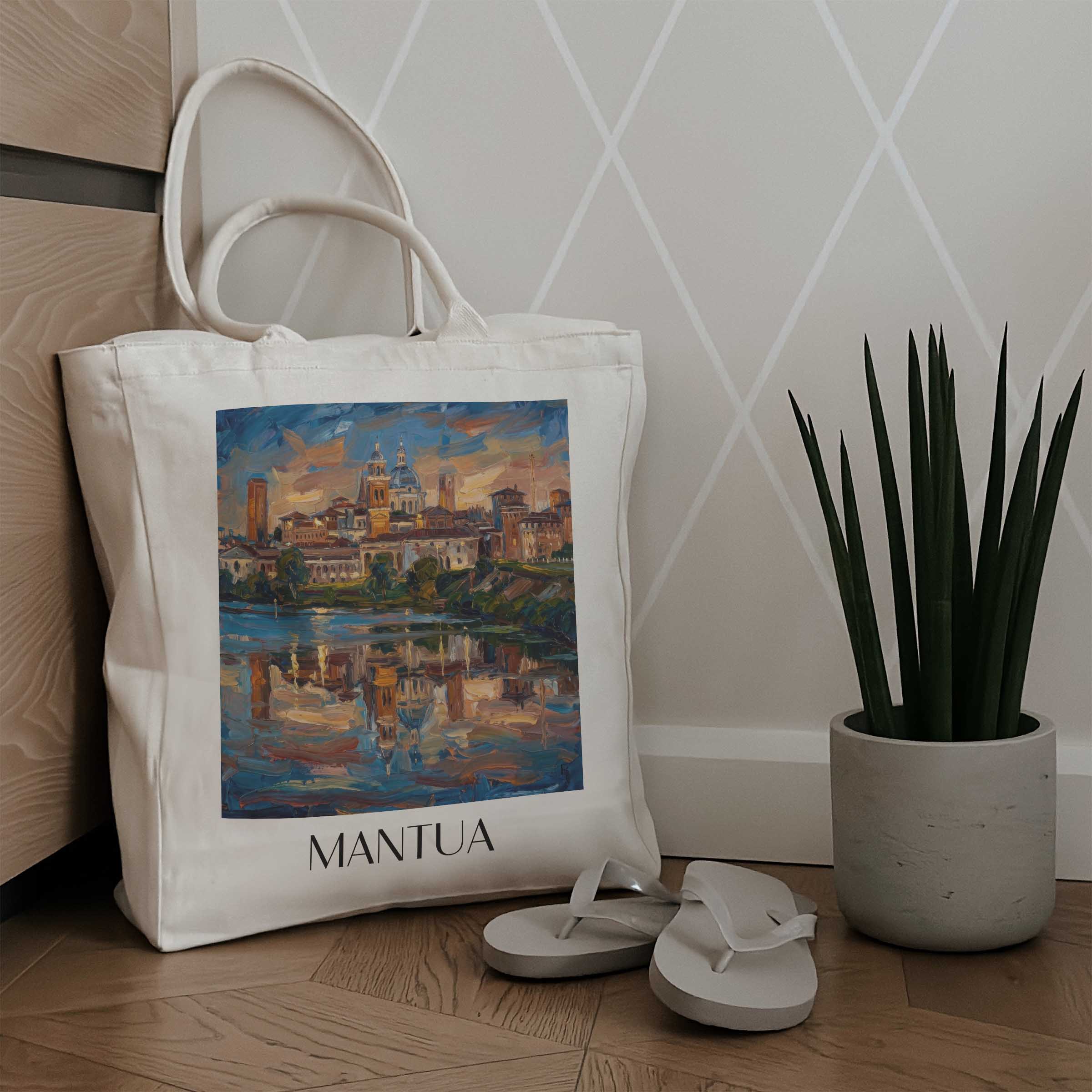 mantua--lombardei-italien-einkaufstasche-oil-painting-oelgemaelde