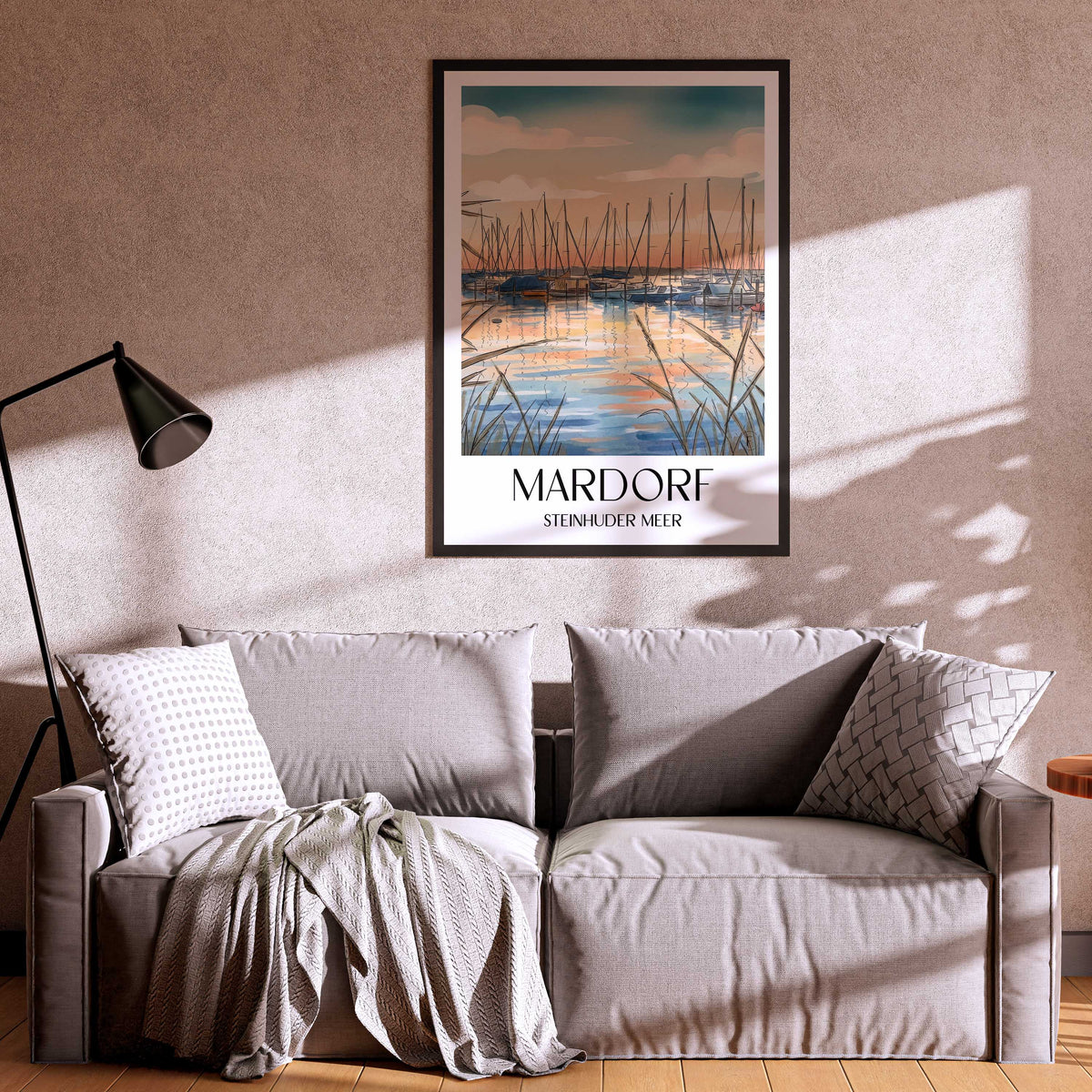 mardorf-steinhuder-meer-deutschland-poster-aquarell