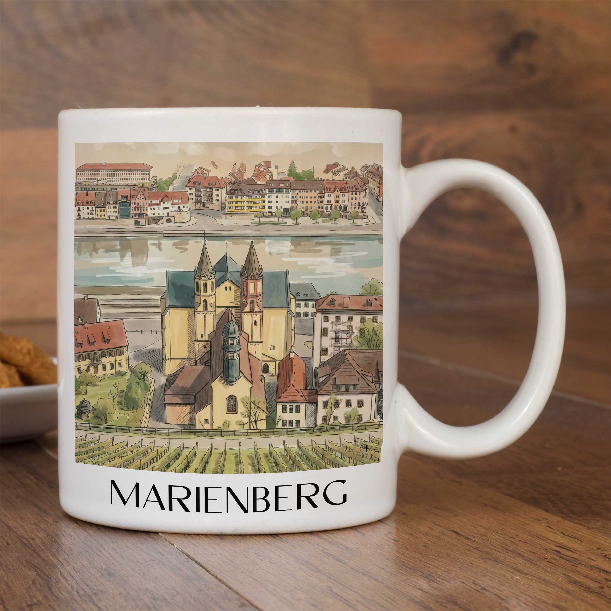 marienberg-würzburg-deutschland-kaffeebecher-aquarell