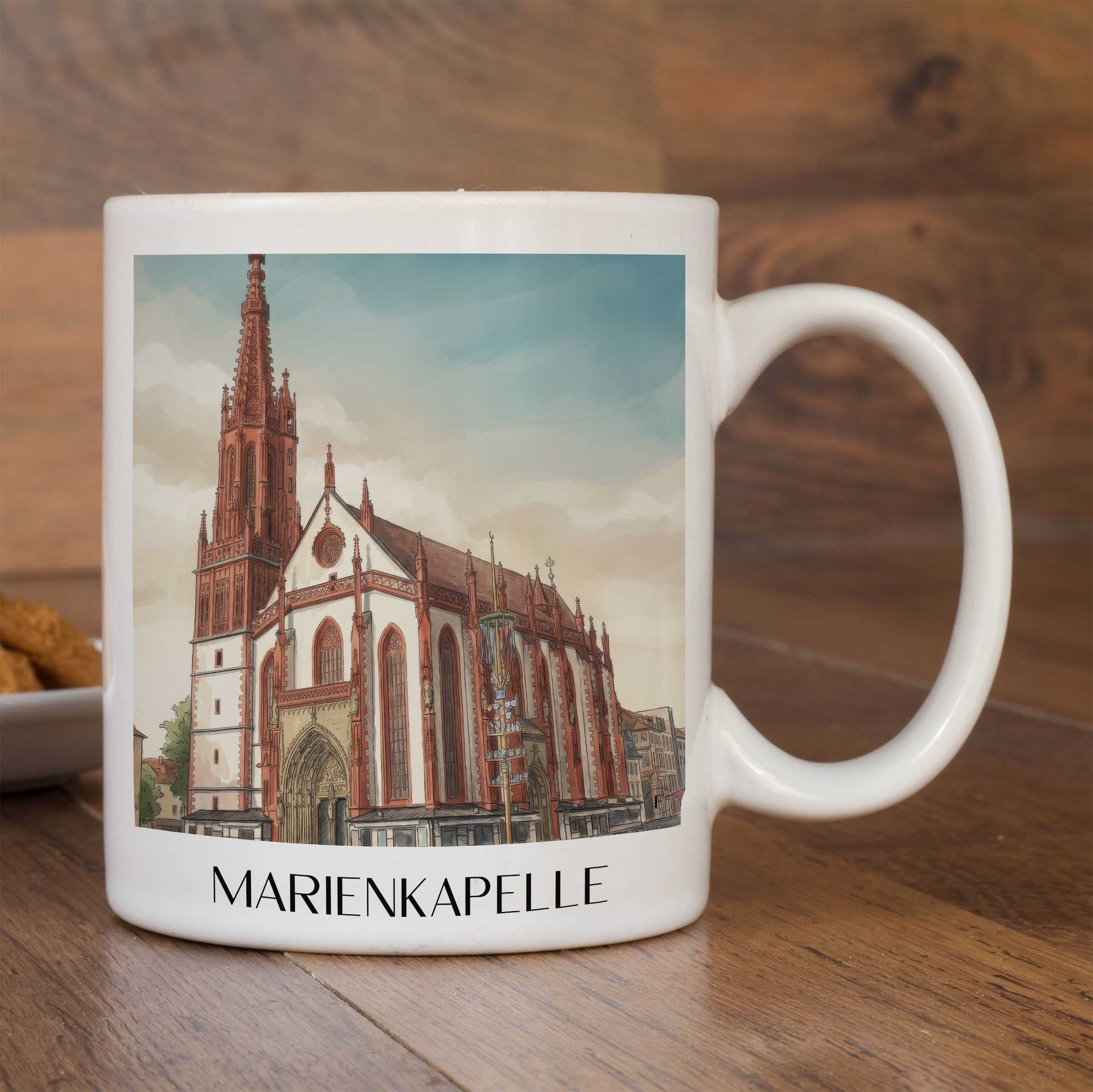 marienkapelle-würzburg-deutschland-kaffeebecher-aquarell