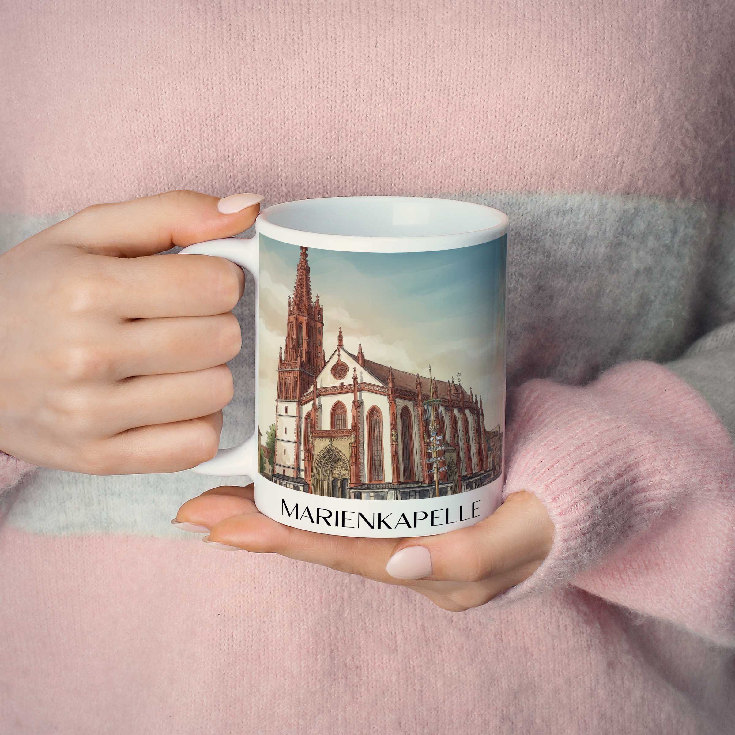 marienkapelle-würzburg-deutschland-kaffeebecher-aquarell