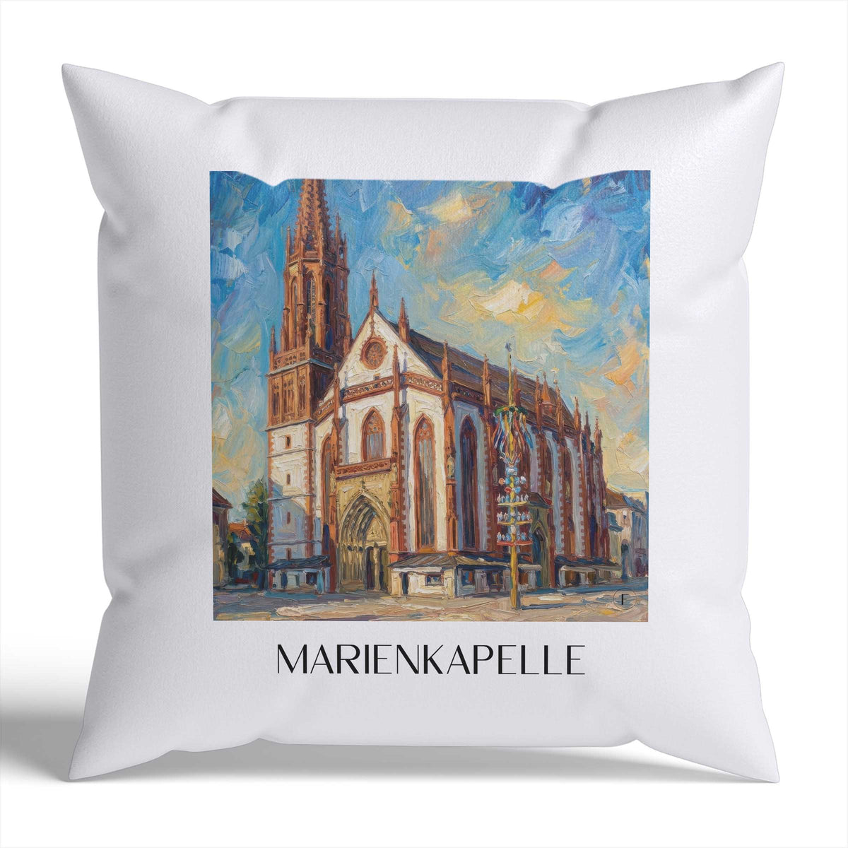 marienkapelle-würzburg-deutschland-kissenbezug-oil-painting-oelgemaelde