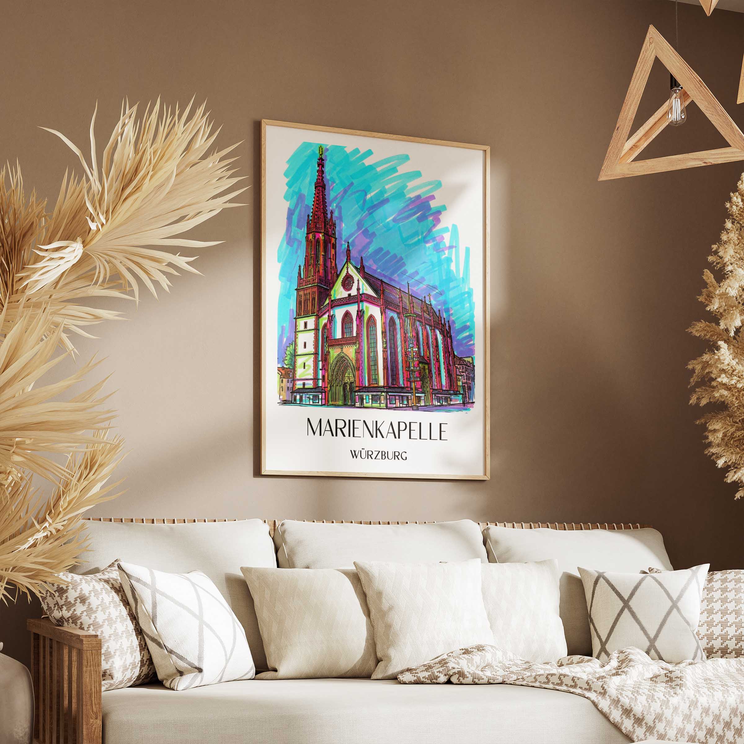 marienkapelle-würzburg-deutschland-poster-graffiti