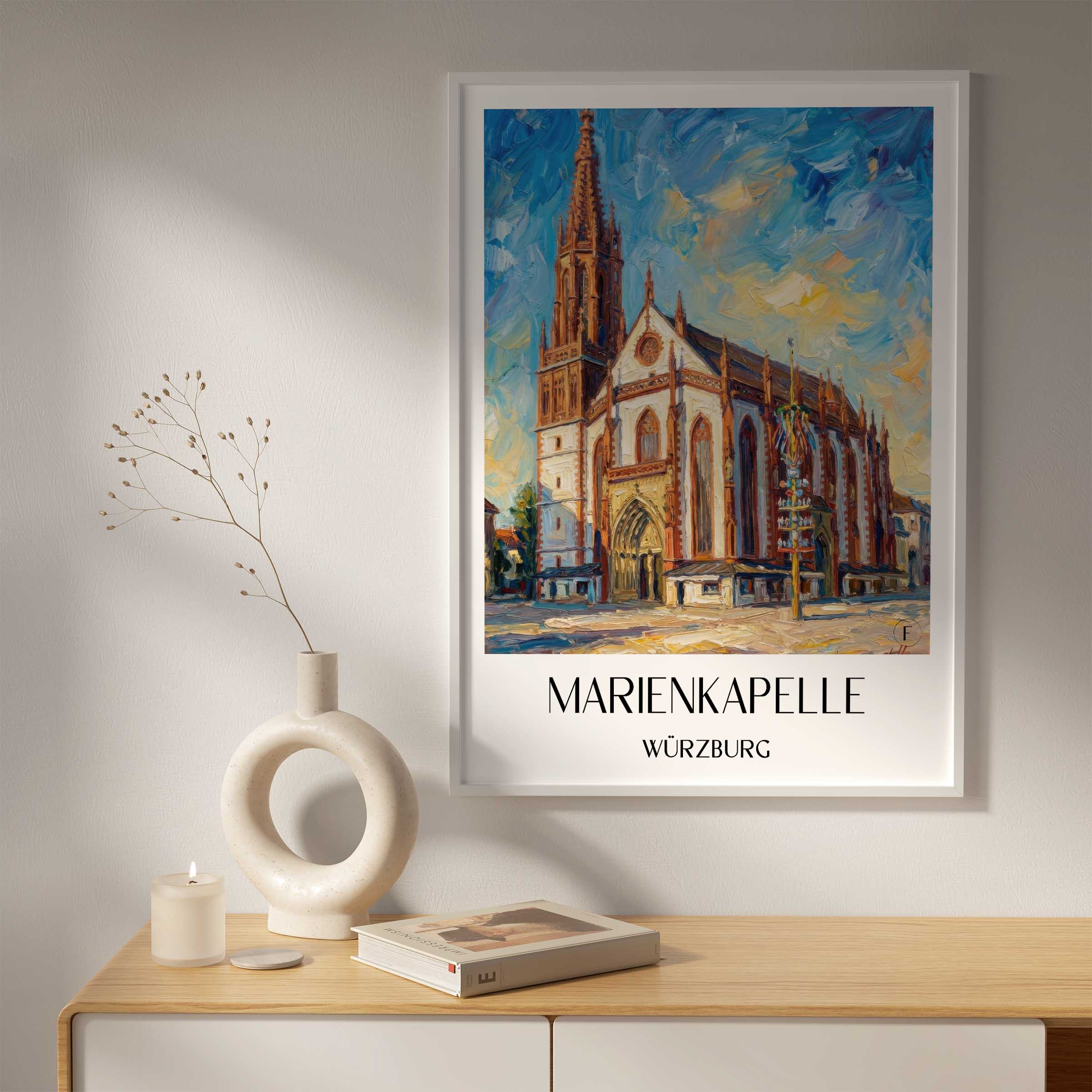 marienkapelle-würzburg-deutschland-poster-oil-painting-oelgemaelde