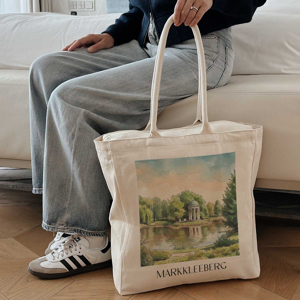 markkleeberg-leipziger-neuseenland-deutschland-einkaufstasche-aquarell