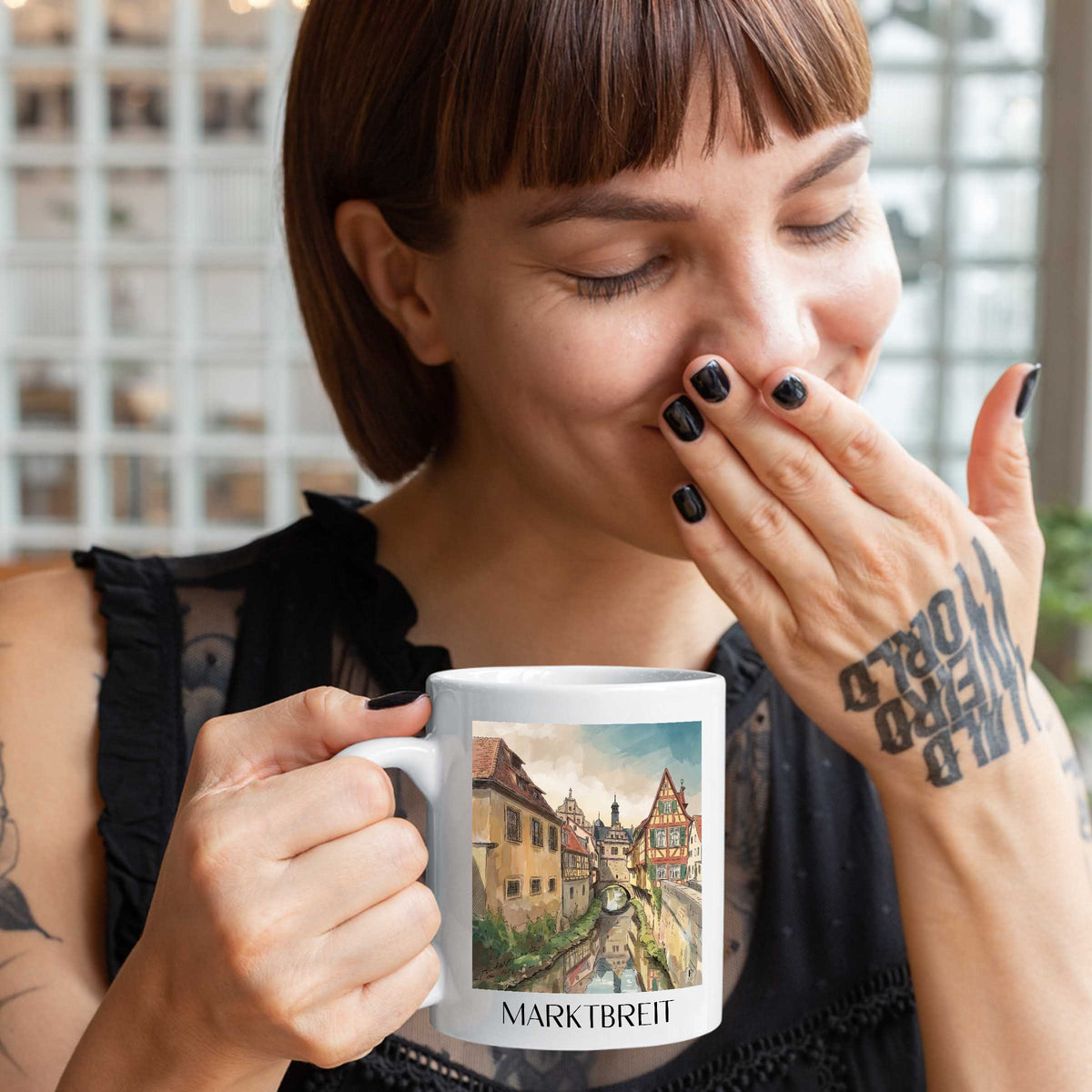 marktbreit-mainfranken-deutschland-kaffeebecher-aquarell