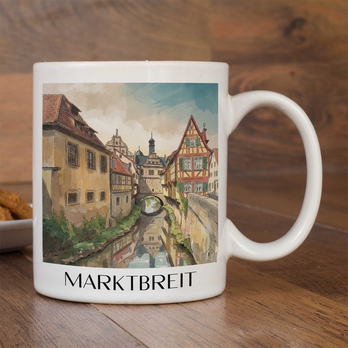 marktbreit-mainfranken-deutschland-kaffeebecher-aquarell
