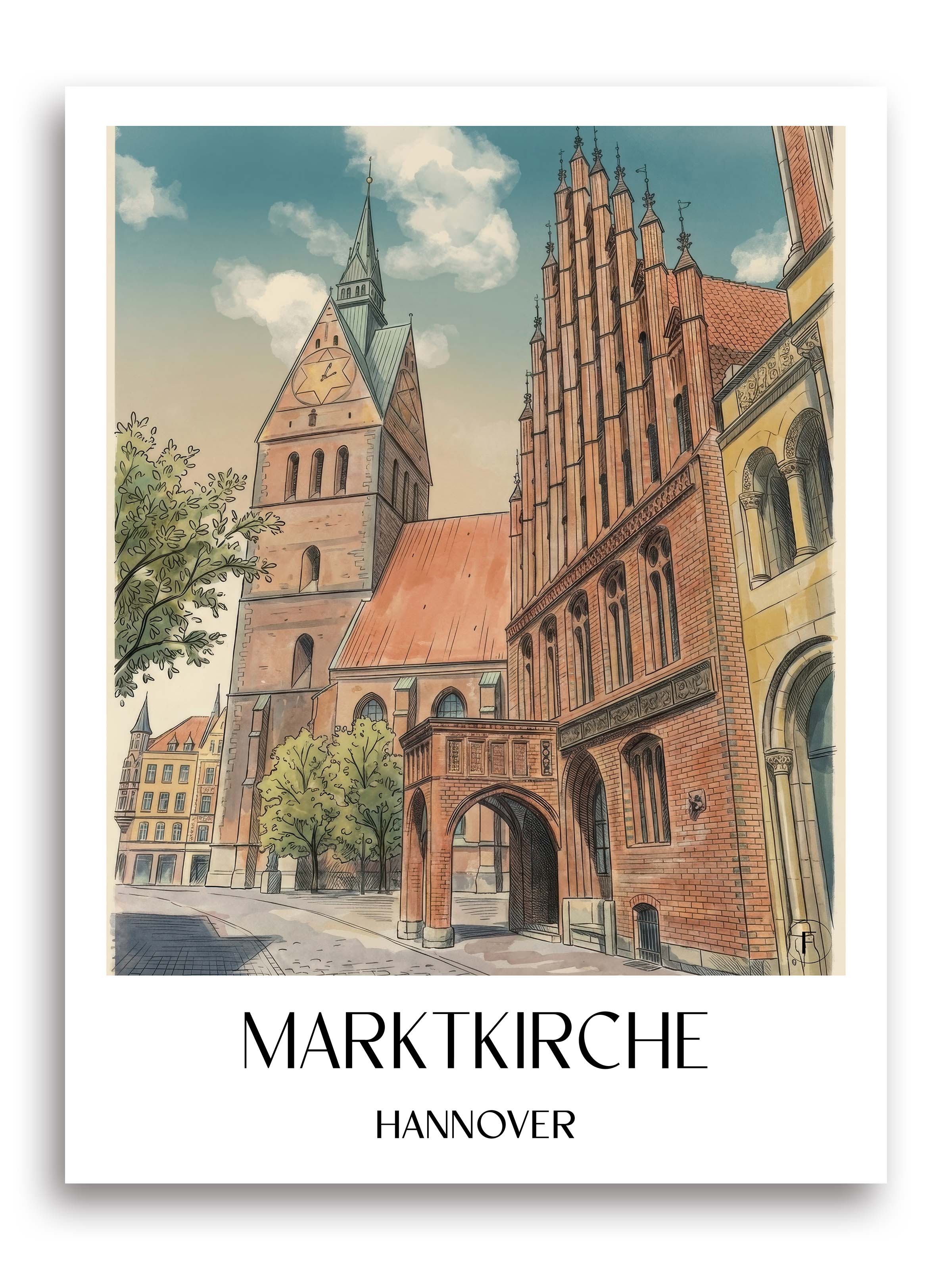 marktkirche-hannover-deutschland-poster-aquarell