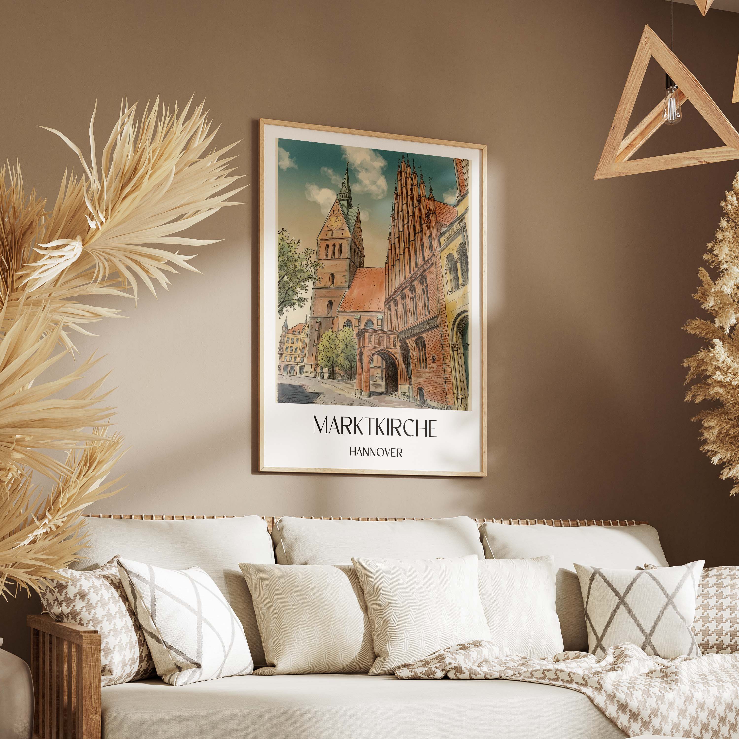 marktkirche-hannover-deutschland-poster-aquarell