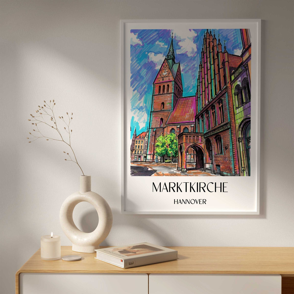 marktkirche-hannover-deutschland-poster-graffiti