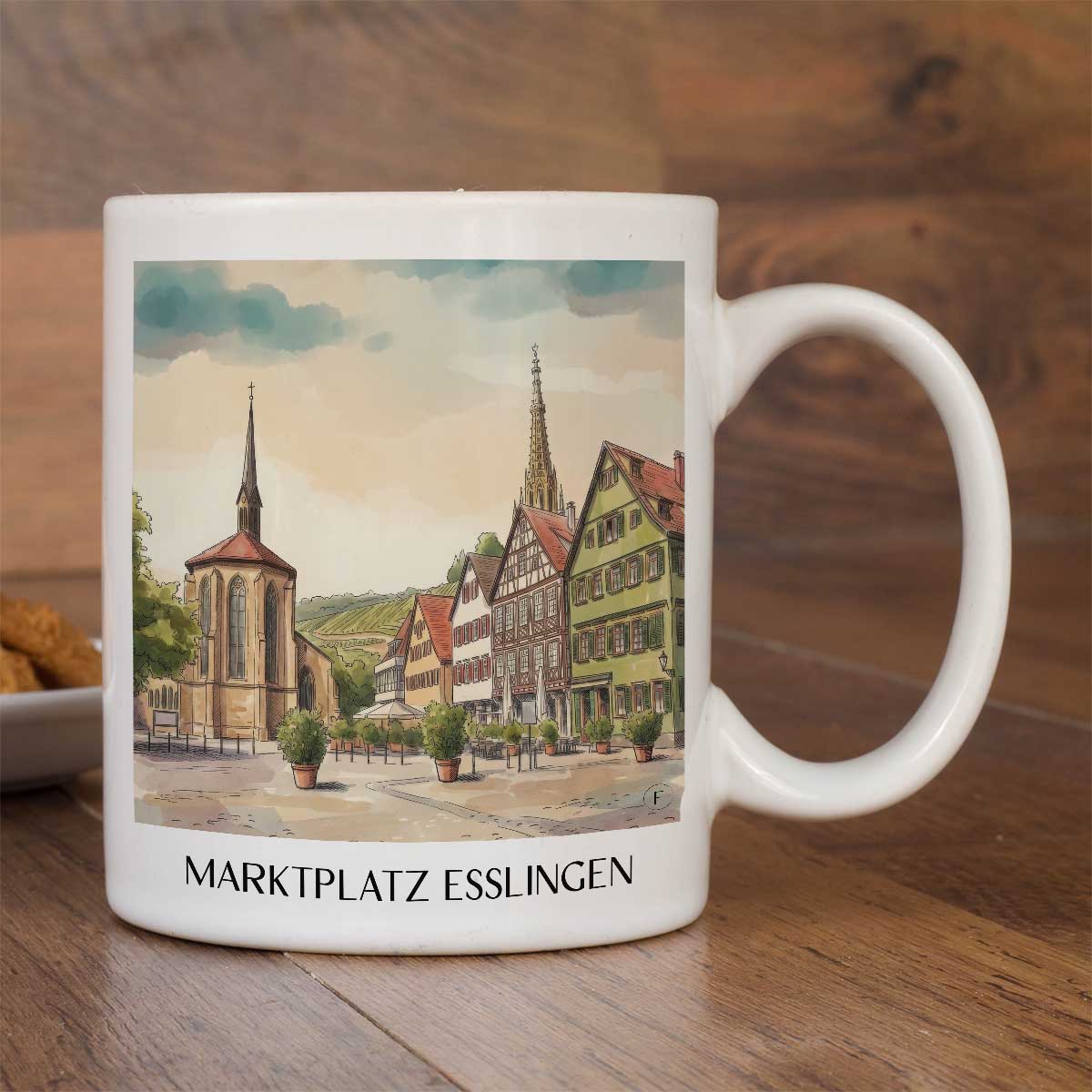 marktplatz-esslingen-am-neckar-deutschland-kaffeebecher-aquarell
