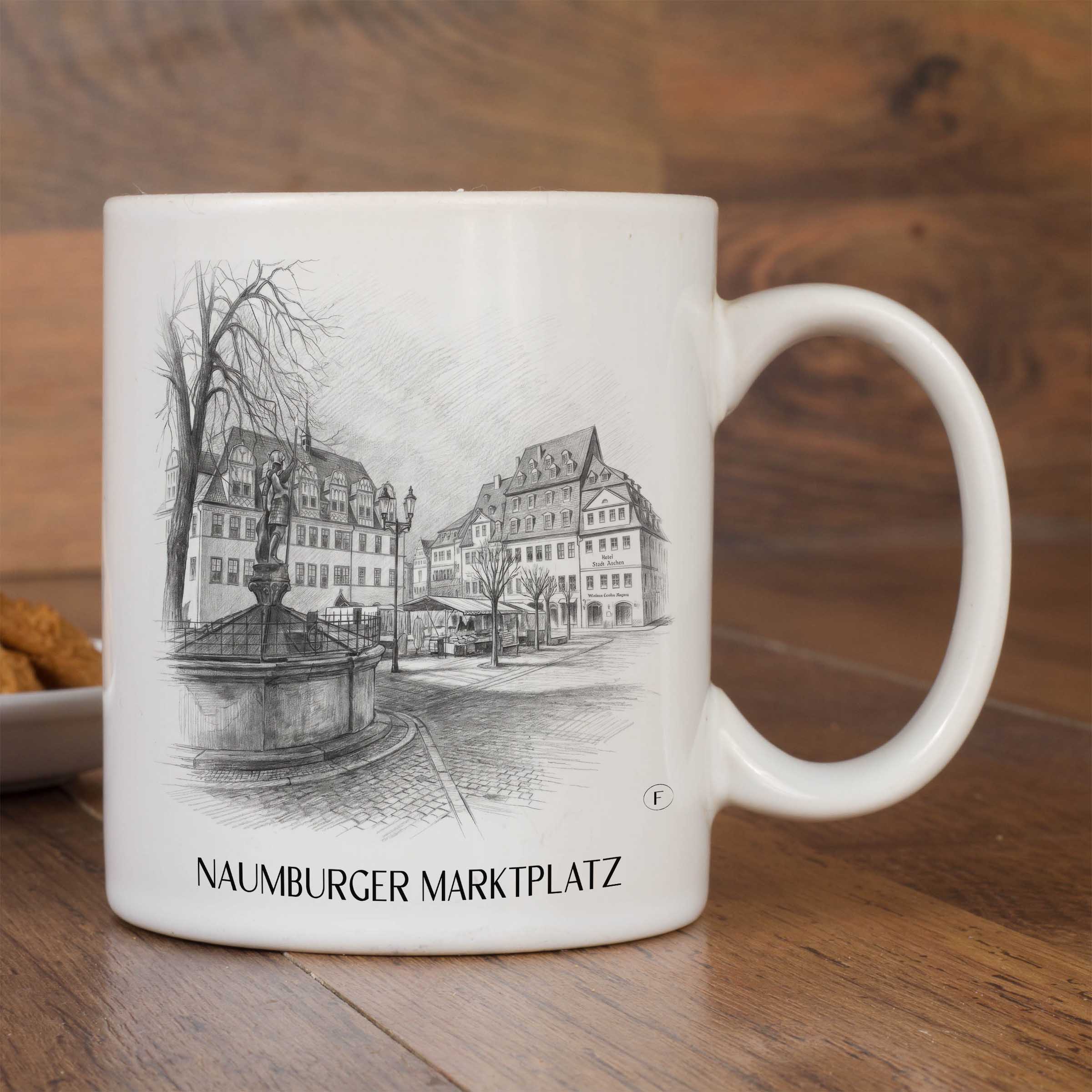 marktplatz-naumburg-deutschland-kaffeebecher-bleistift-zeichnung-drawing