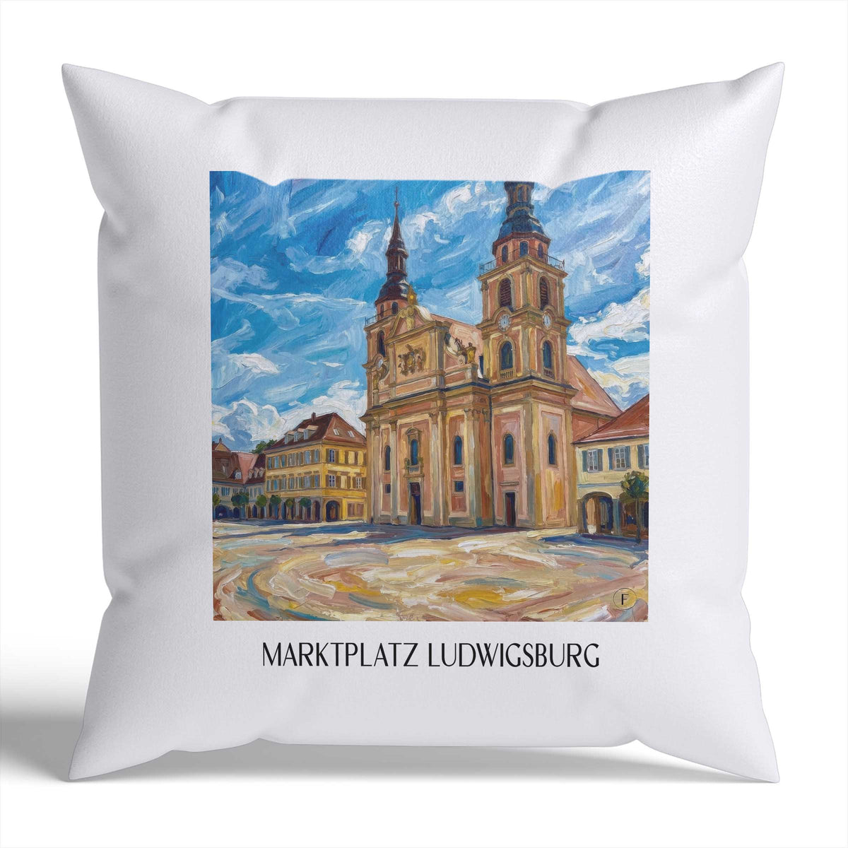 marktplatz-ludwigsburg-deutschland-kissenbezug-oil-painting-oelgemaelde