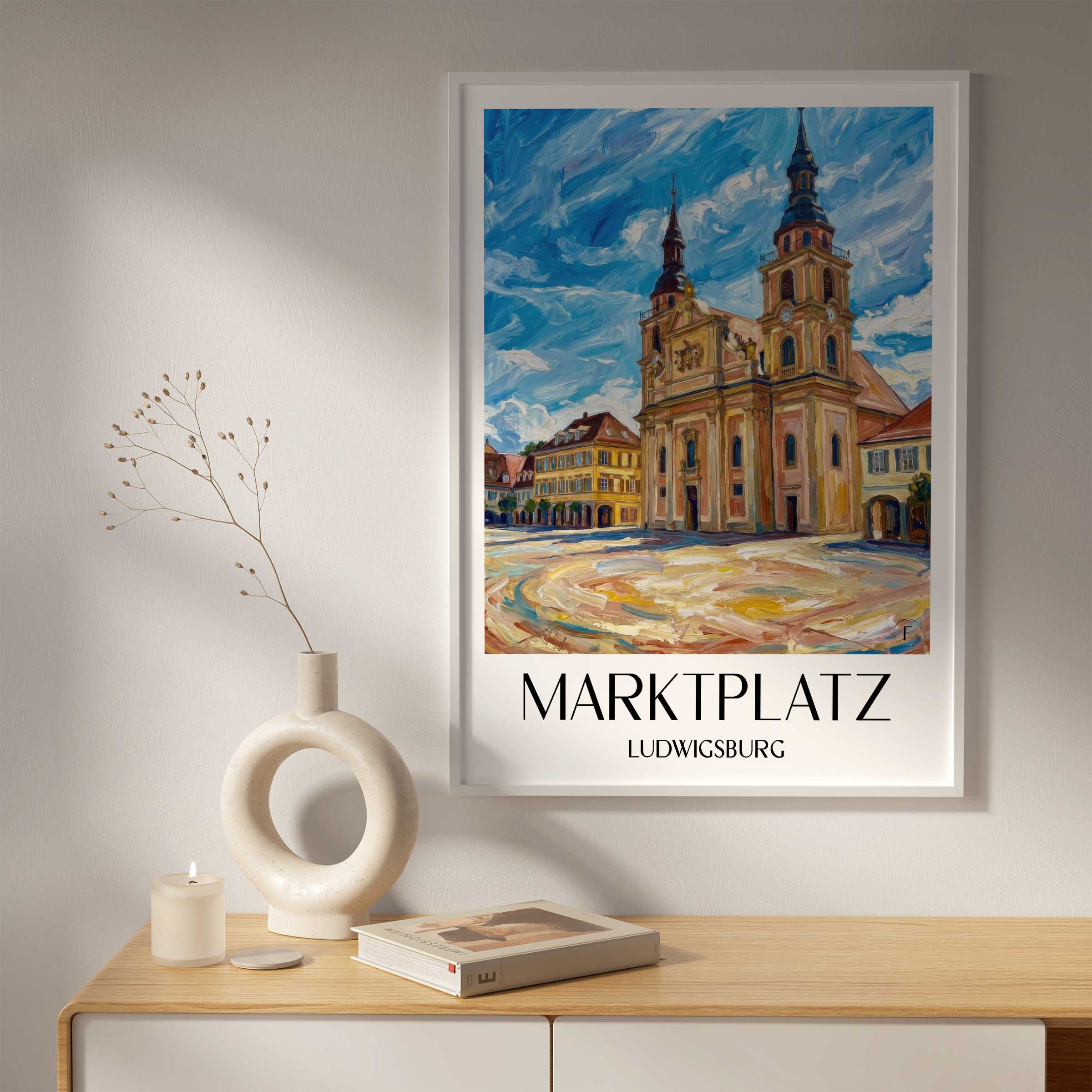 marktplatz-ludwigsburg-deutschland-poster-oil-painting-oelgemaelde