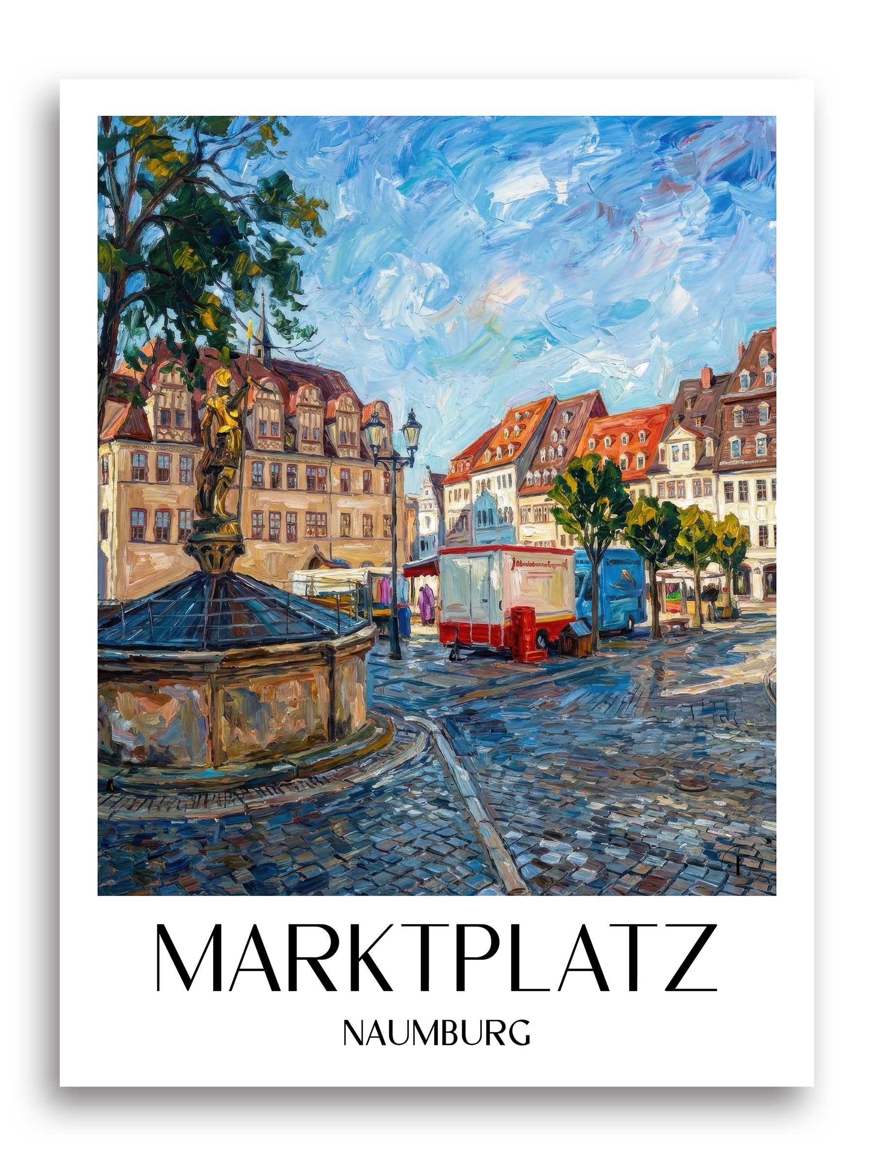 marktplatz-naumburg-deutschland-poster-oil-painting-oelgemaelde