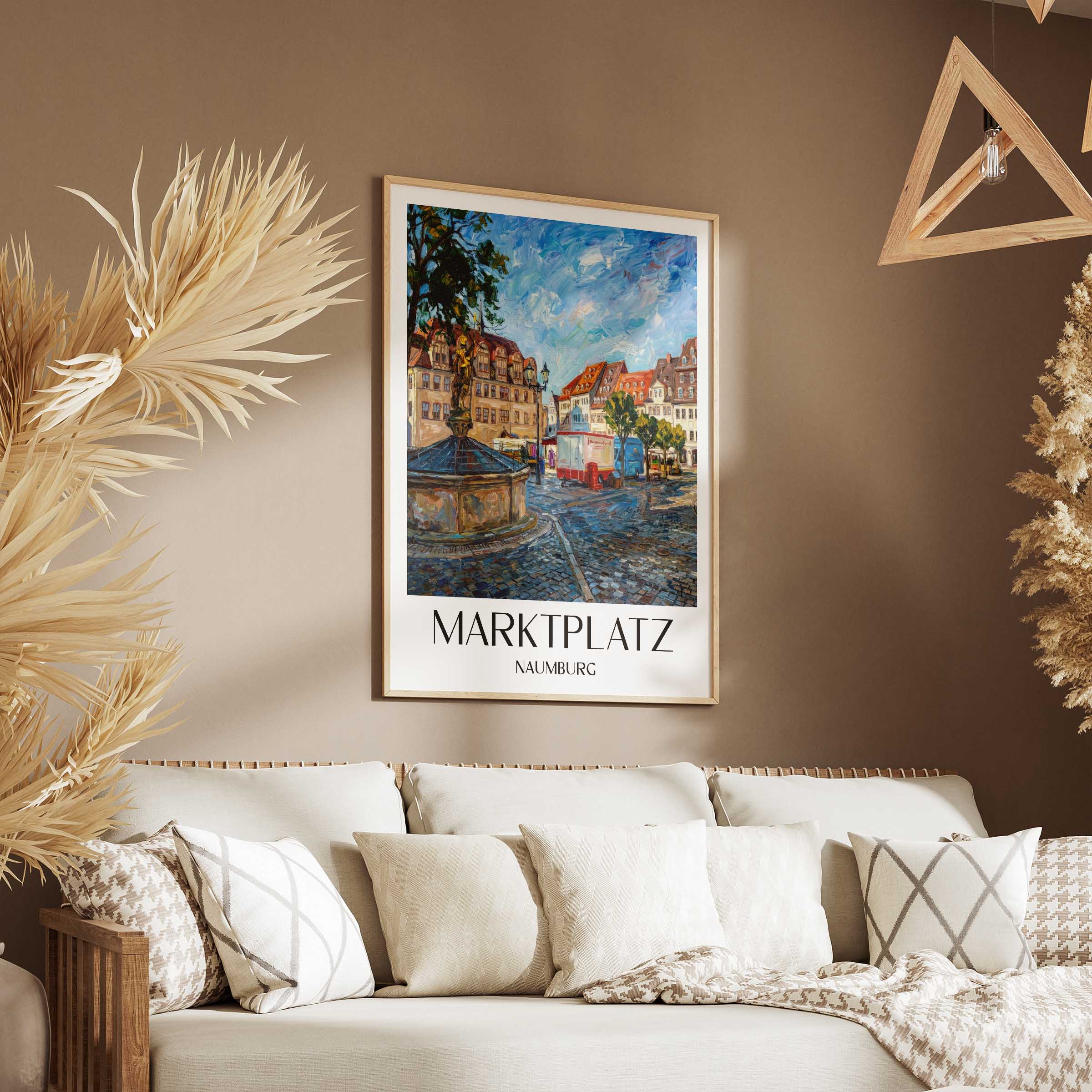marktplatz-naumburg-deutschland-poster-oil-painting-oelgemaelde