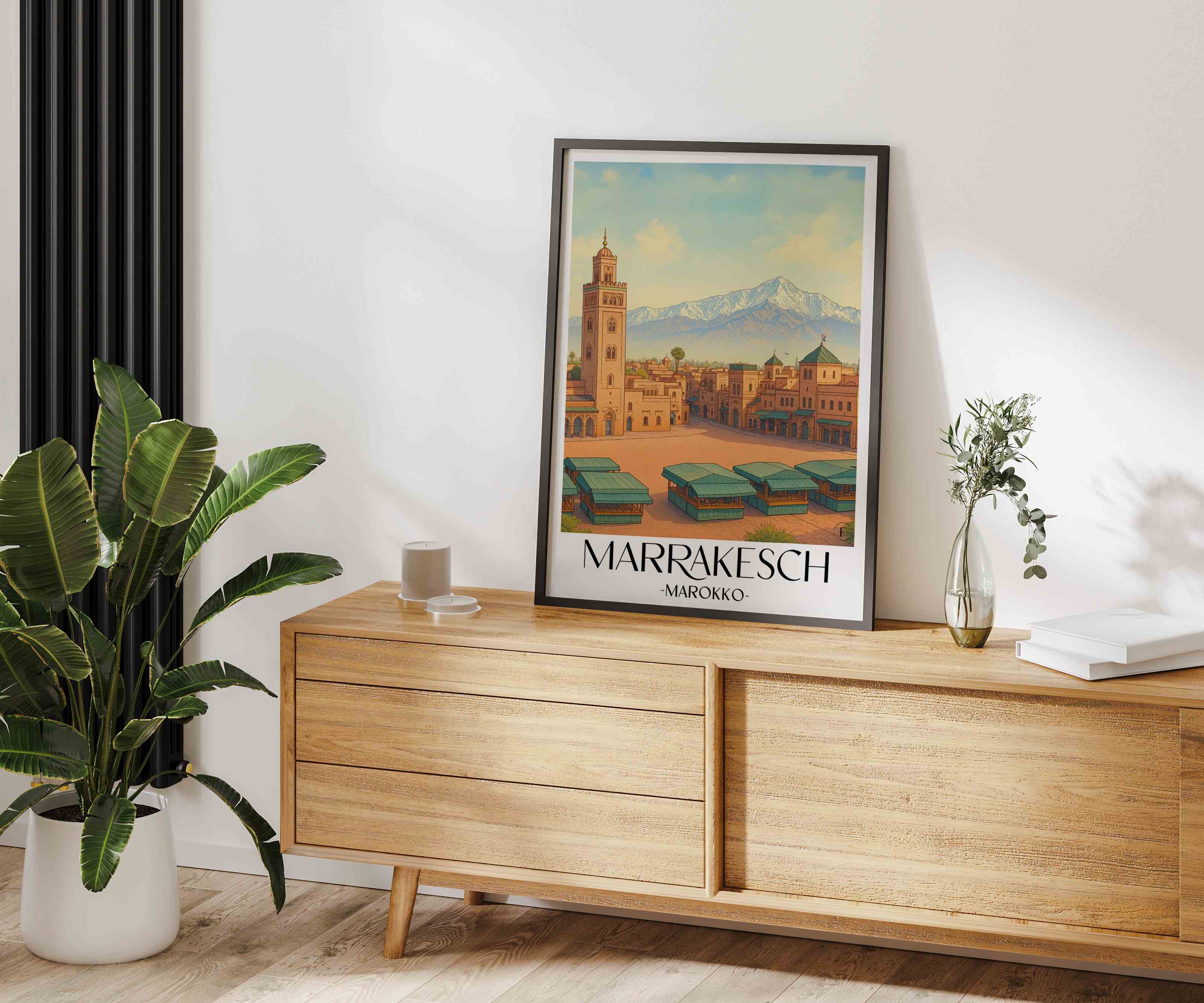 marrakesch-marokko-poster-aquarell