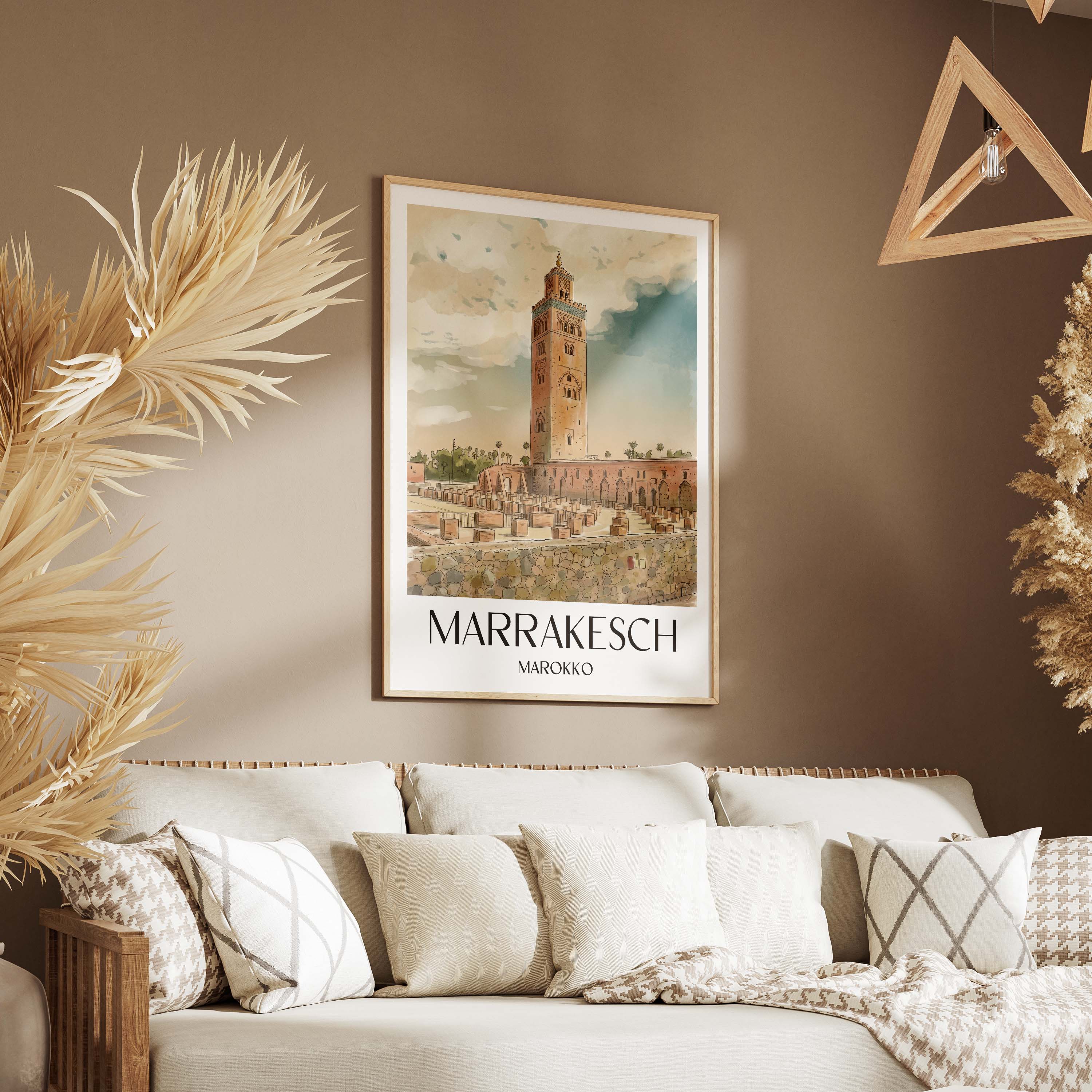 marrakesch-marokko-poster-aquarell