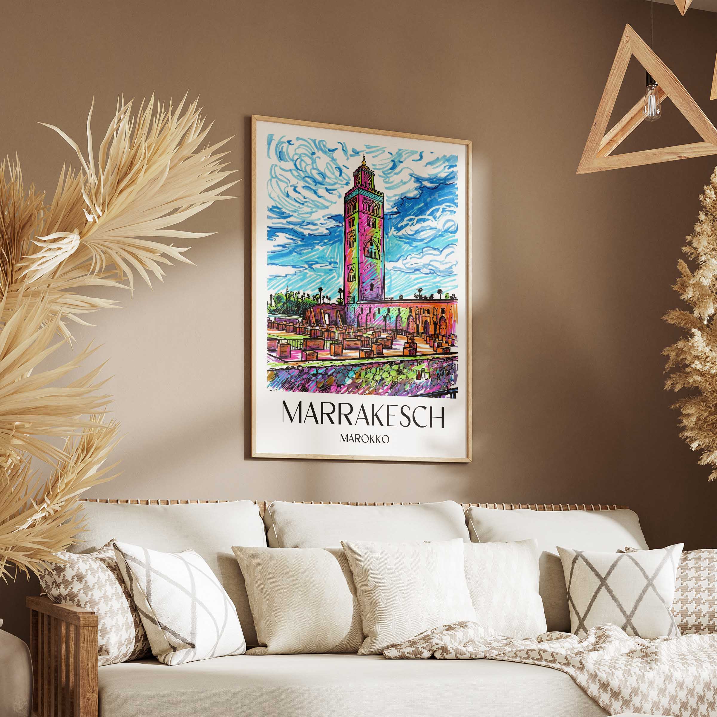 marrakesch-marokko-poster-graffiti
