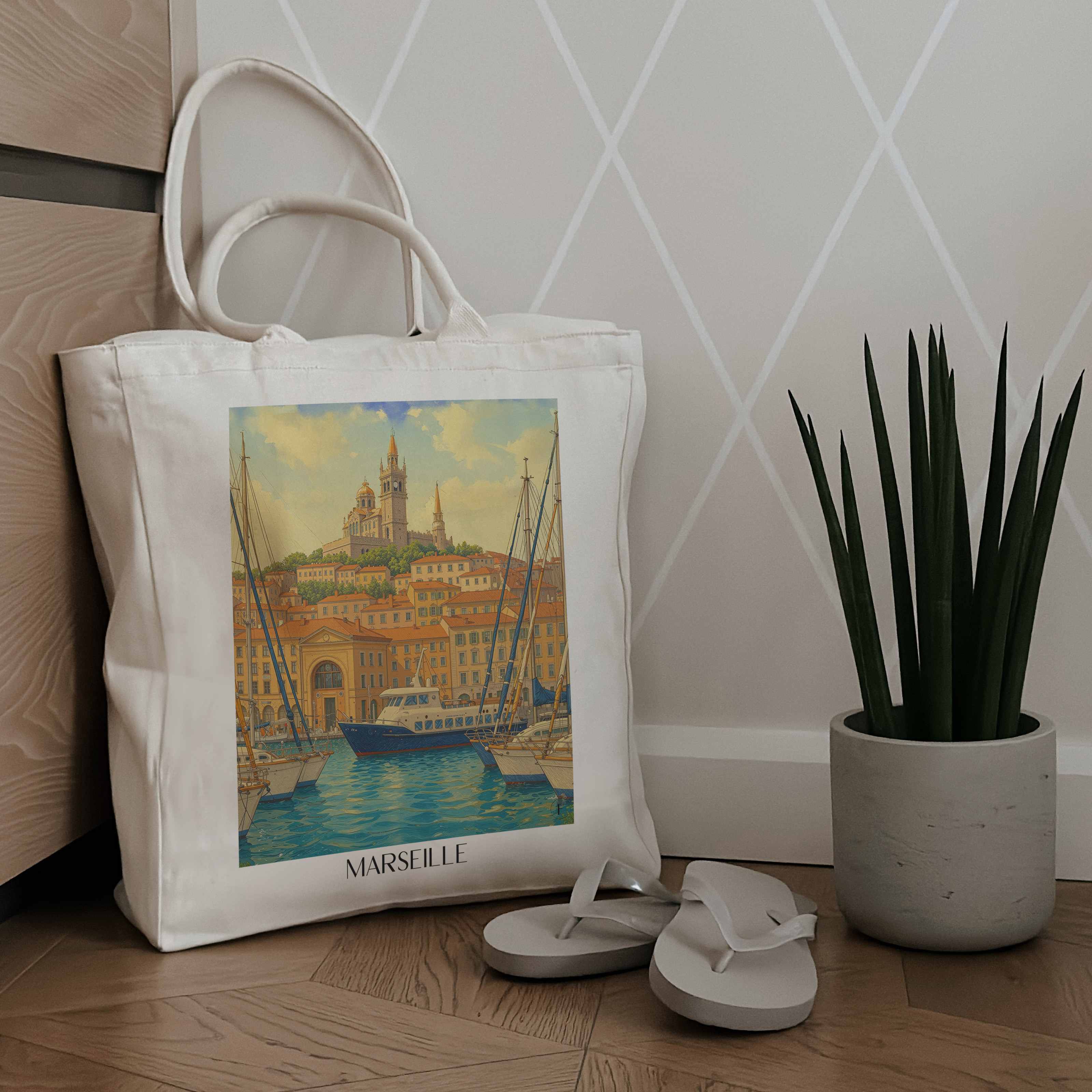 marseille-frankreich-einkaufstasche-aquarell