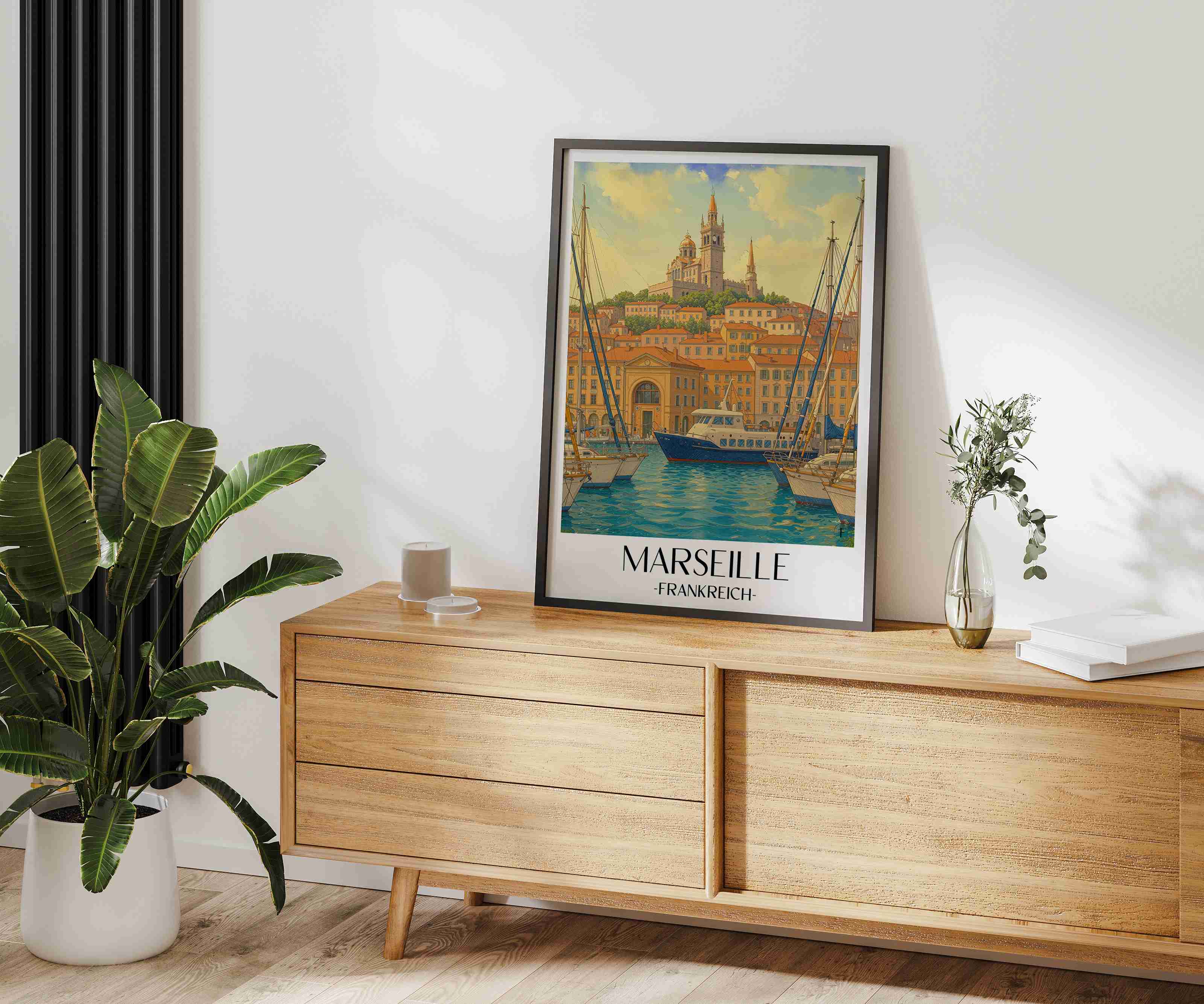 marseille-frankreich-poster-aquarell