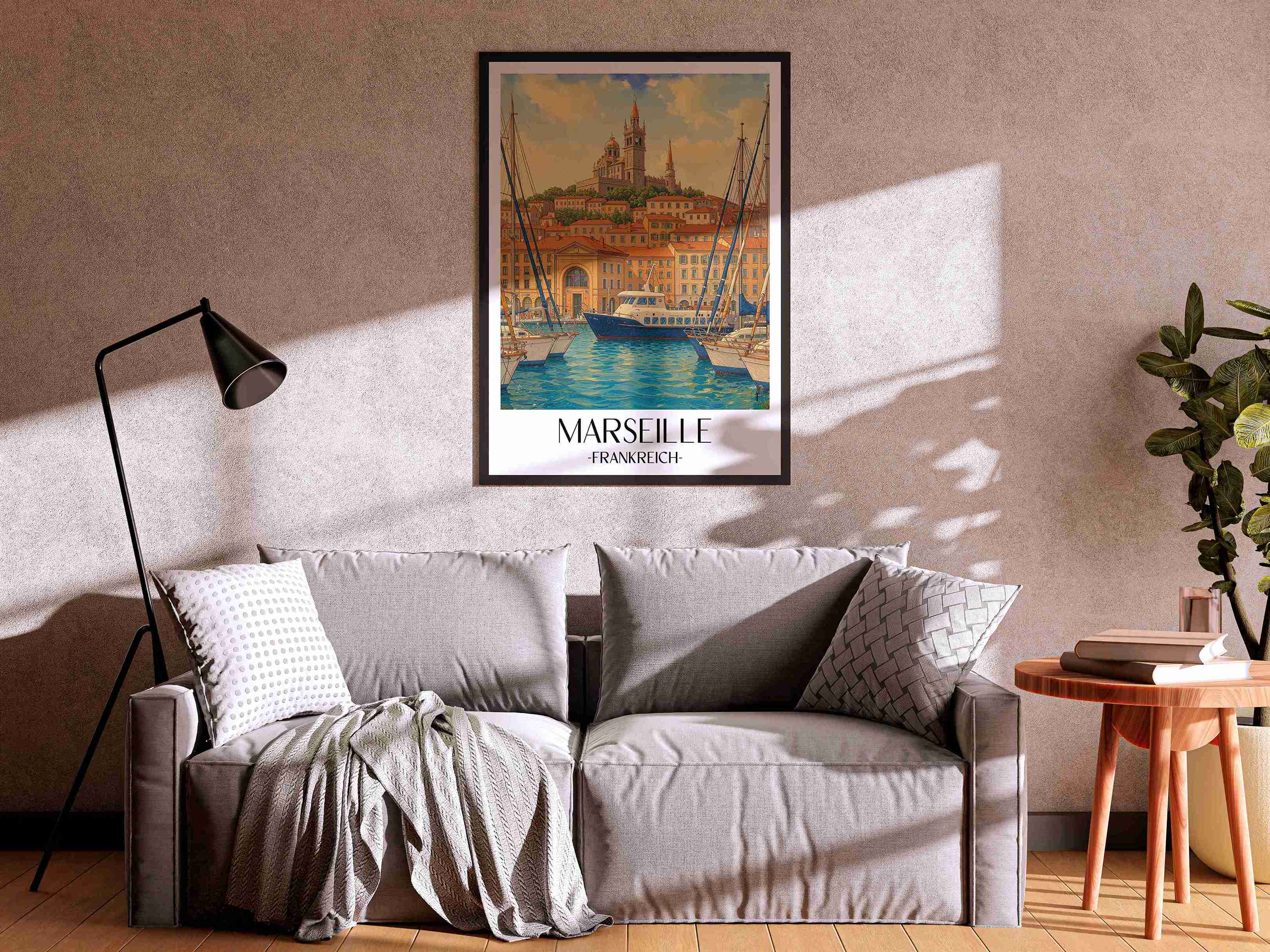 marseille-frankreich-poster-aquarell