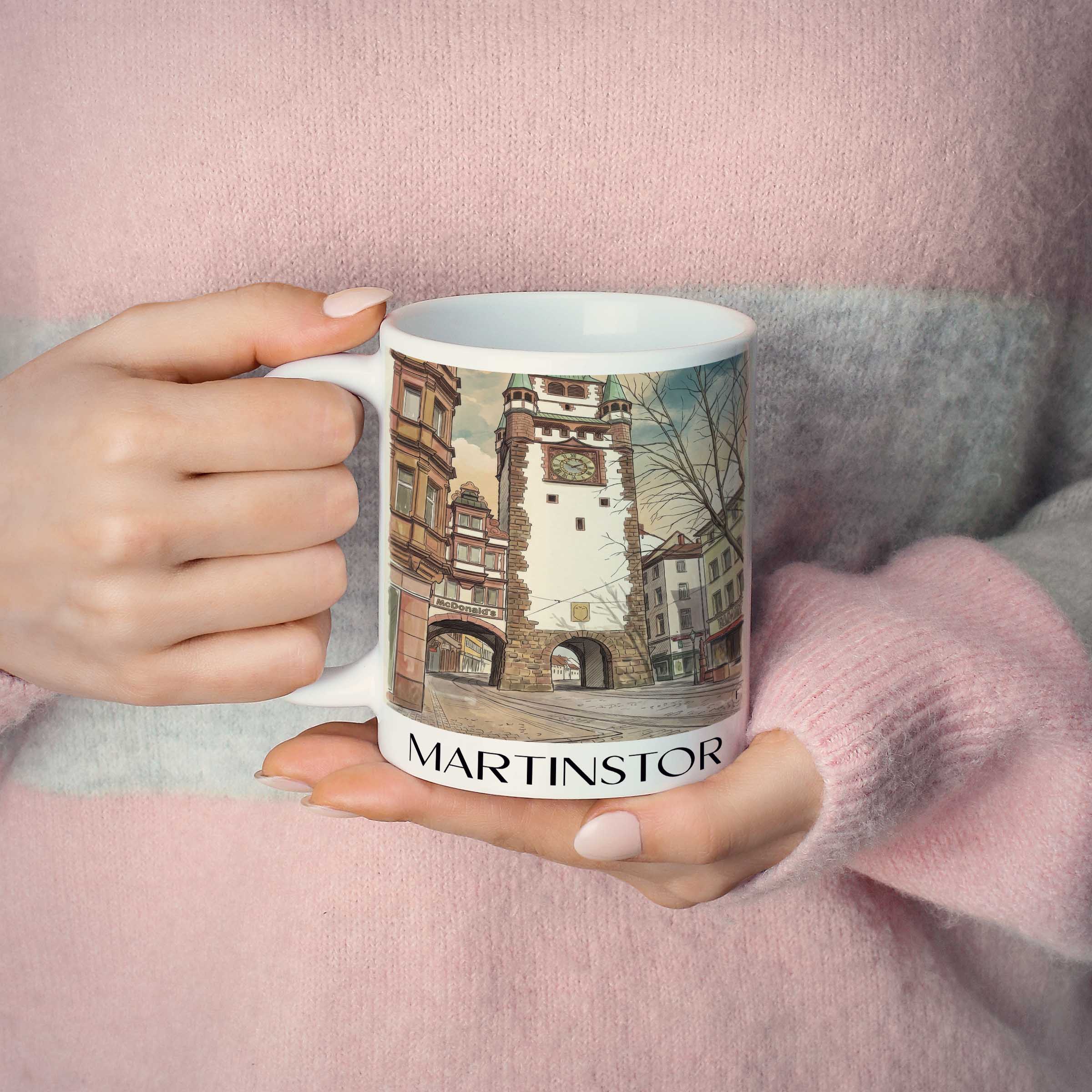 martinstor-freiburg-deutschland-kaffeebecher-aquarell