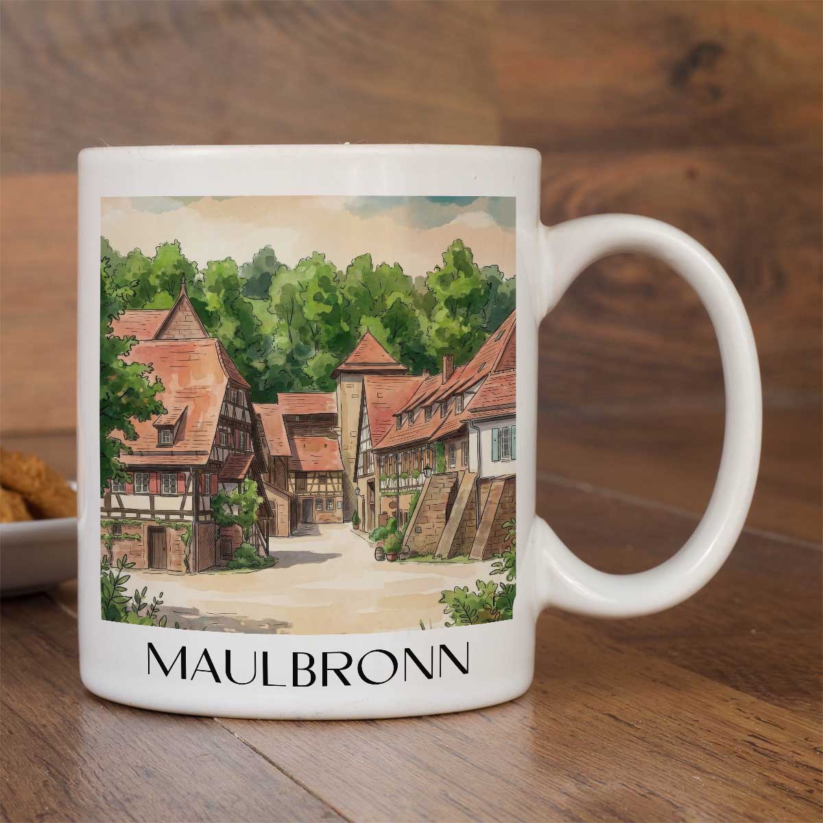maulbronn-kraichgau-deutschland-kaffeebecher-aquarell