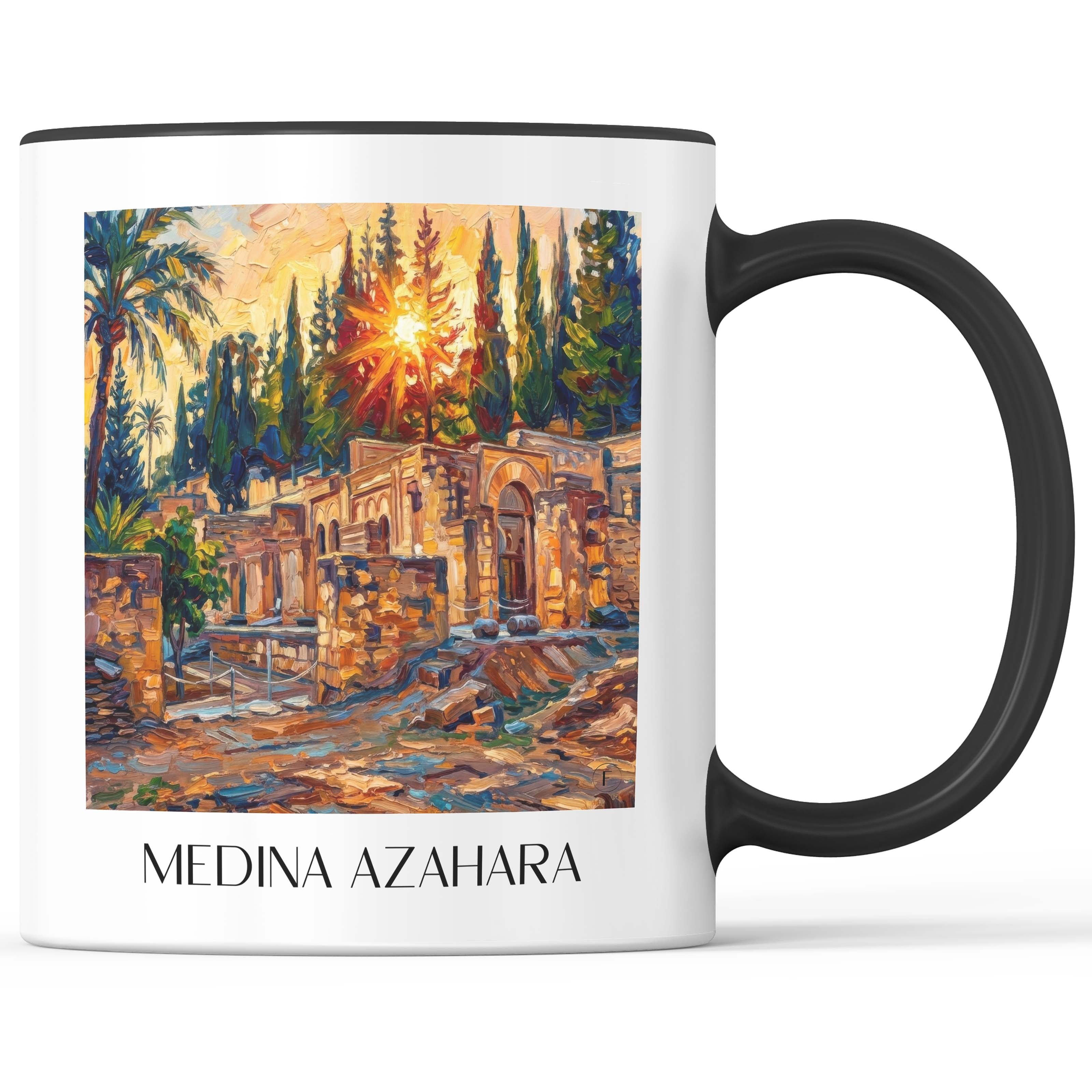 medina-azahara-córdoba-spanien-kaffeebecher-oil-painting-oelgemaelde