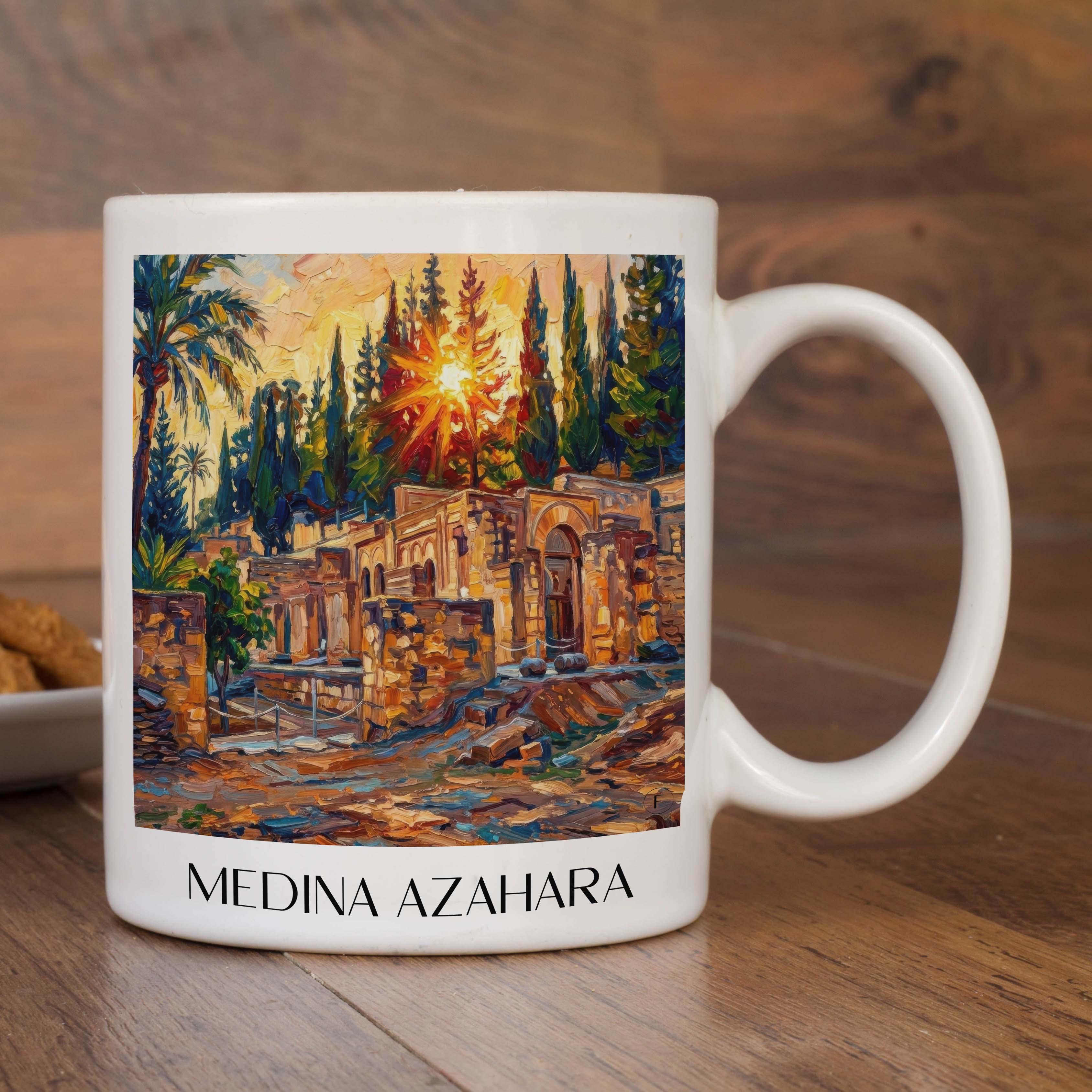 medina-azahara-córdoba-spanien-kaffeebecher-oil-painting-oelgemaelde