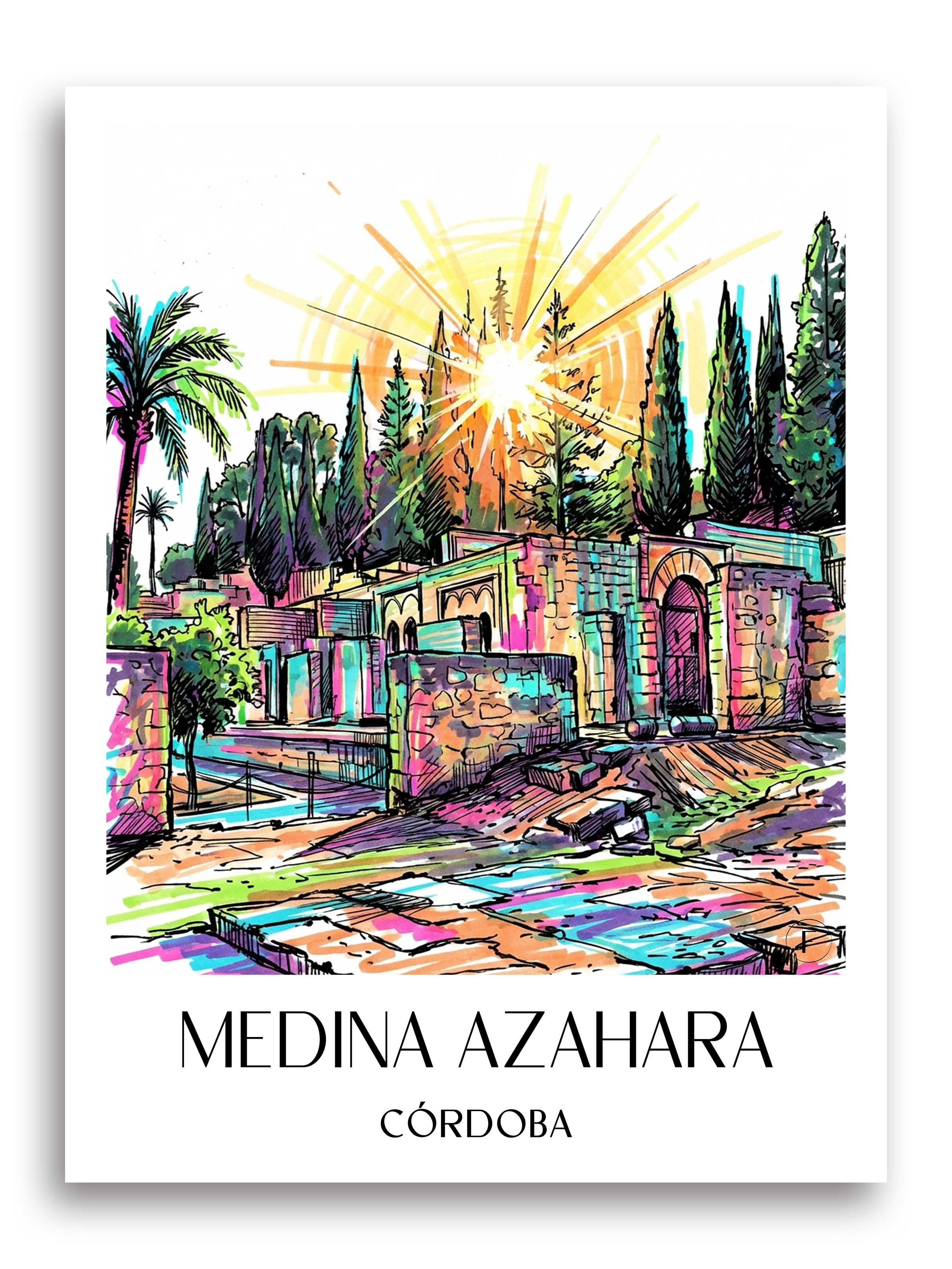 medina-azahara-córdoba-spanien-poster-graffiti