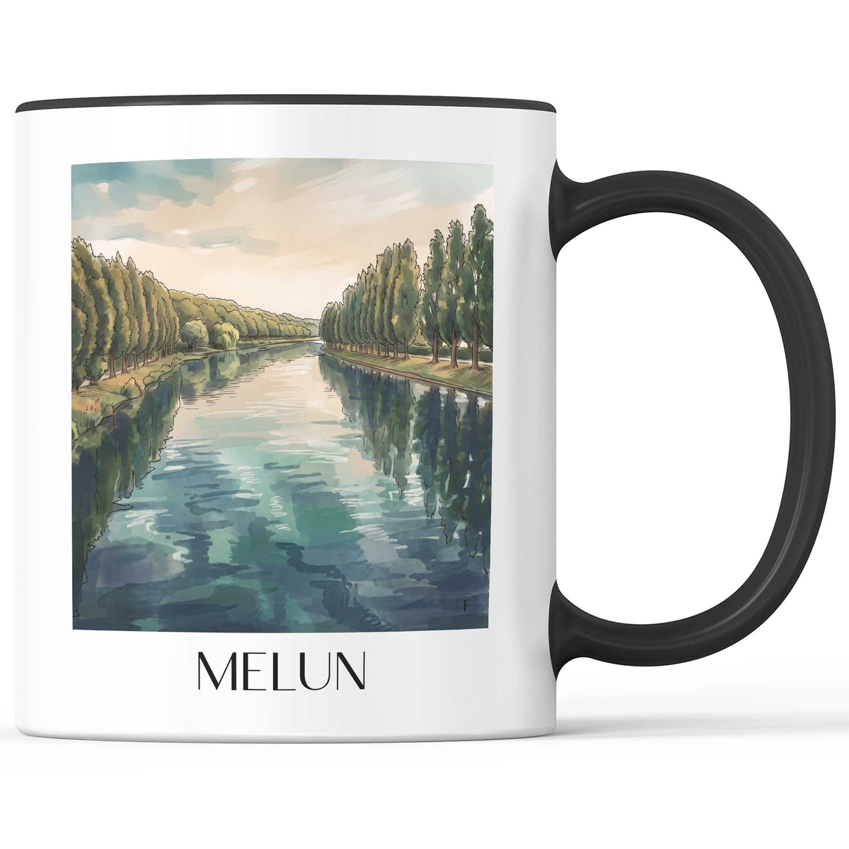 melun-seine-et-marne-frankreich-kaffeebecher-aquarell