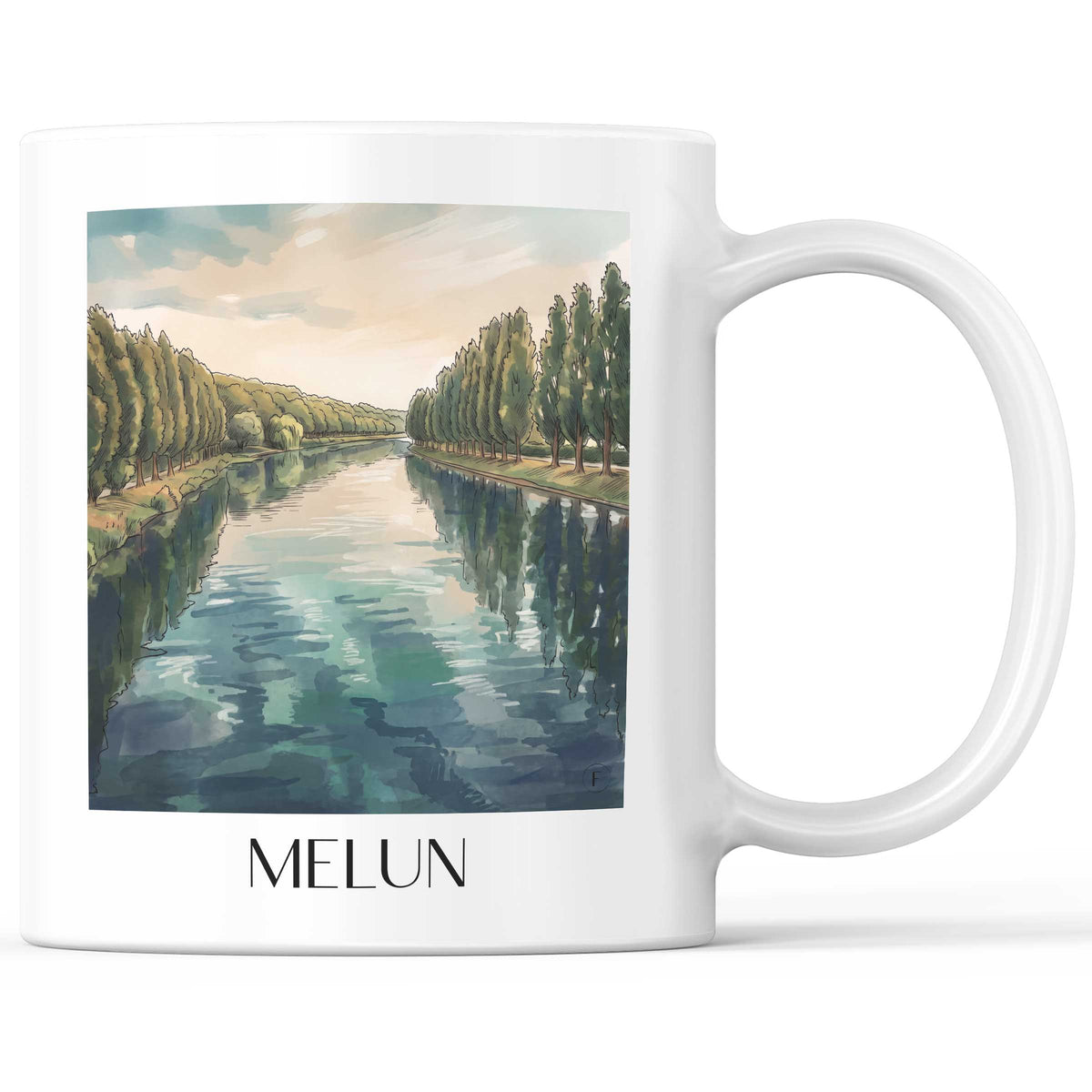 melun-seine-et-marne-frankreich-kaffeebecher-aquarell