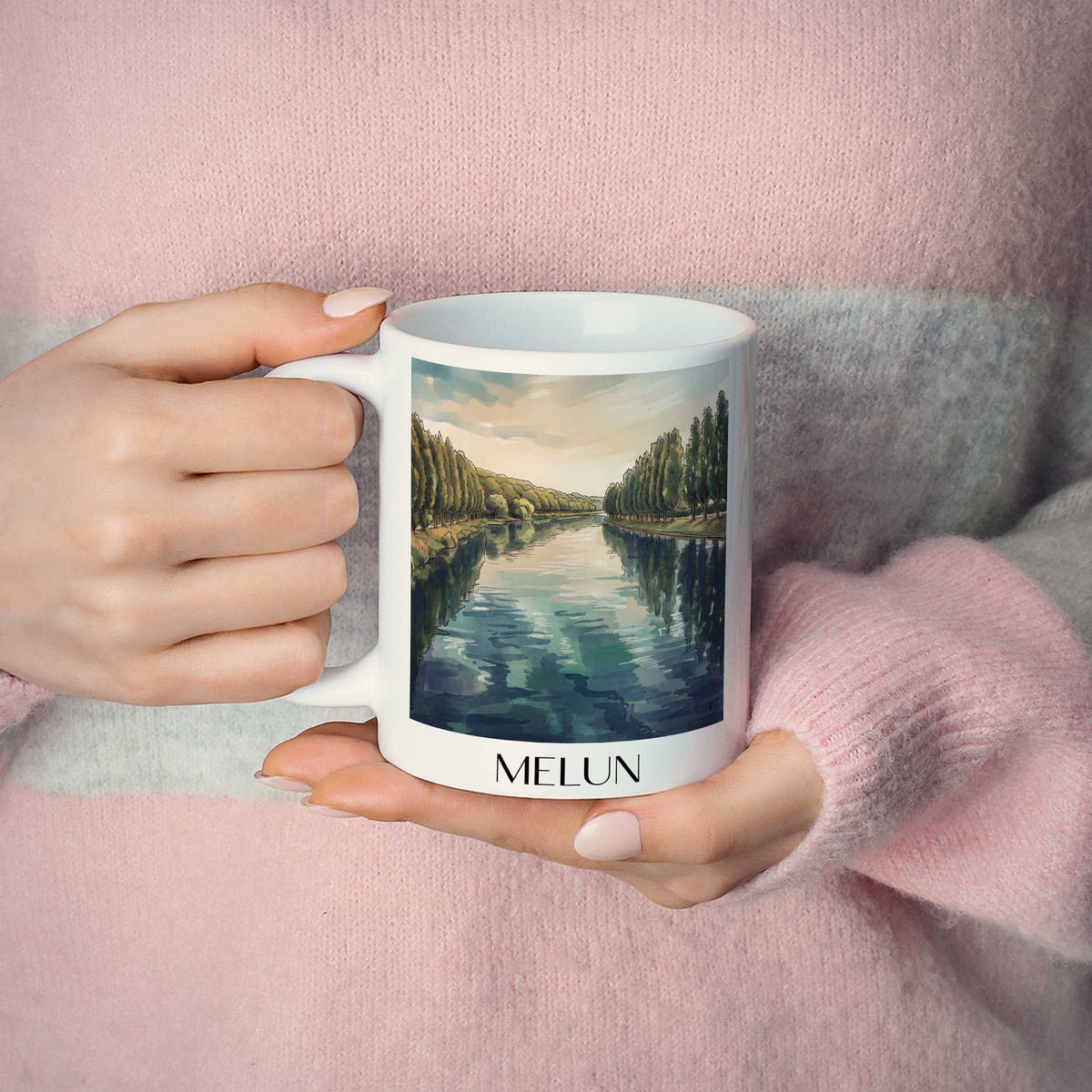 melun-seine-et-marne-frankreich-kaffeebecher-aquarell