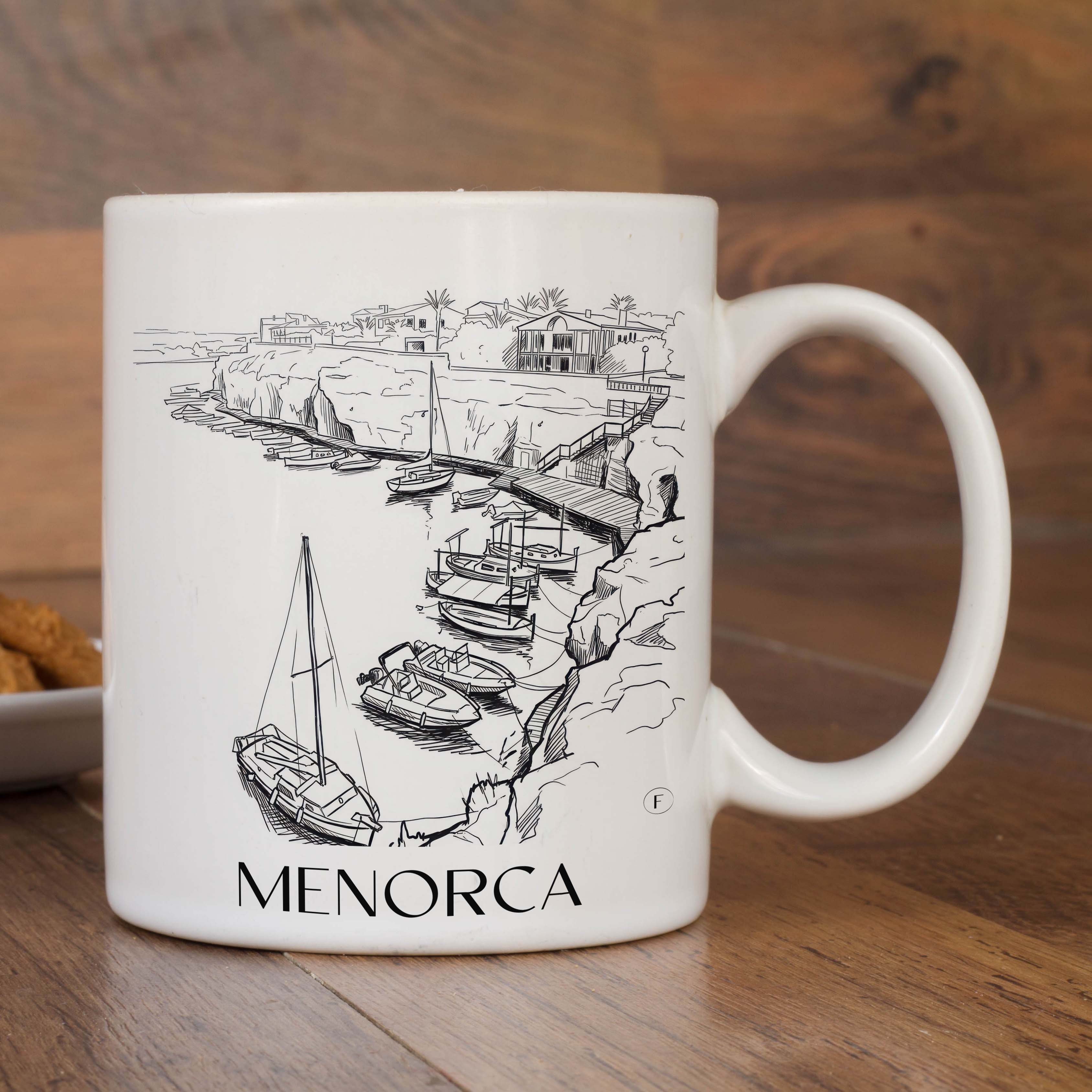 menorca--spanien-spanien-kaffeebecher-skizze