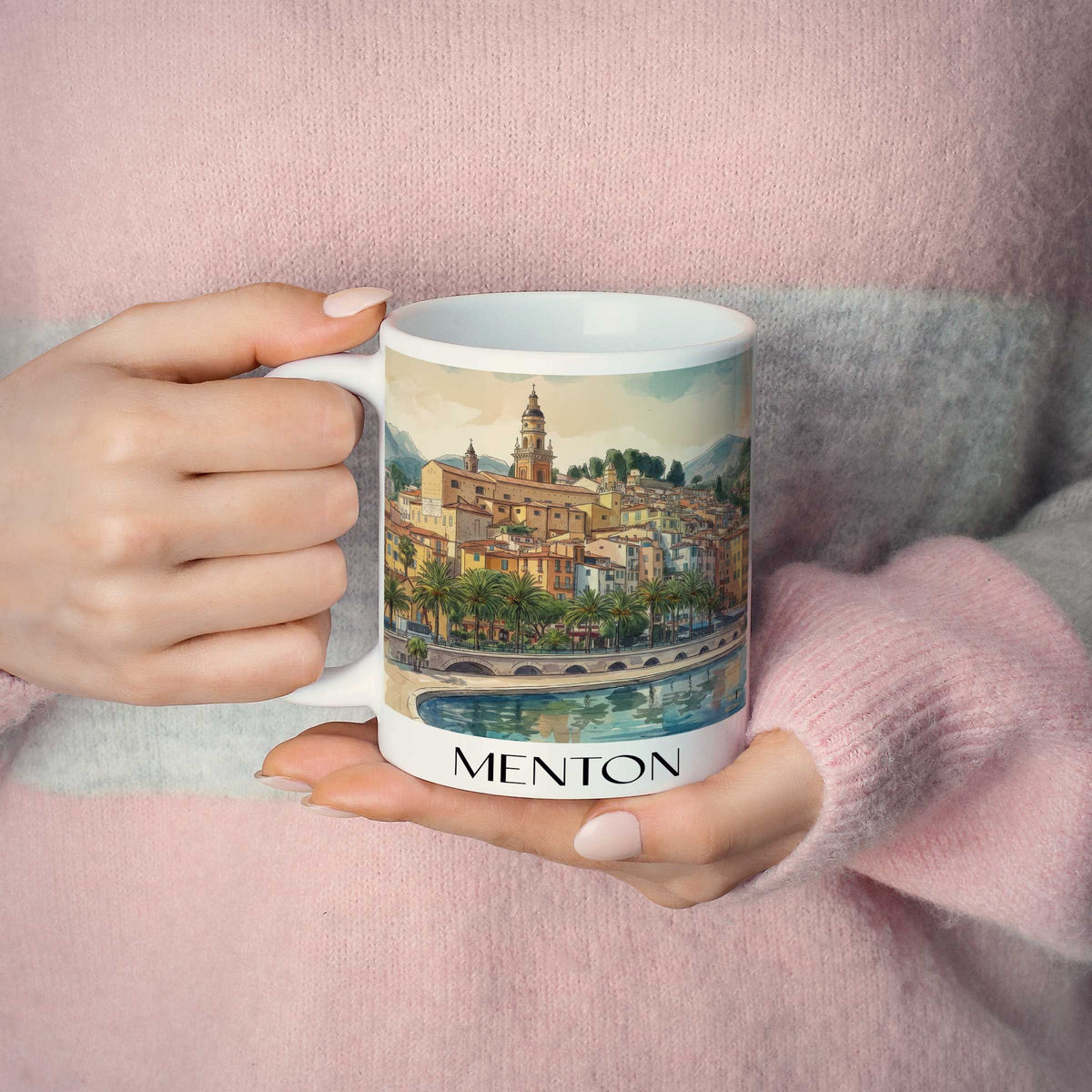 menton-côte-d´azur-frankreich-kaffeebecher-aquarell
