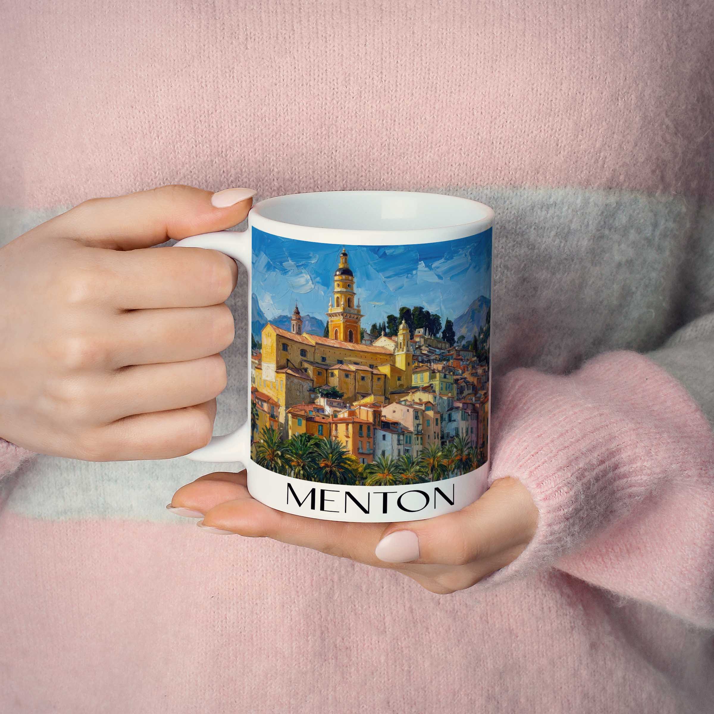 menton-côte-d´azur-frankreich-kaffeebecher-oil-painting-oelgemaelde
