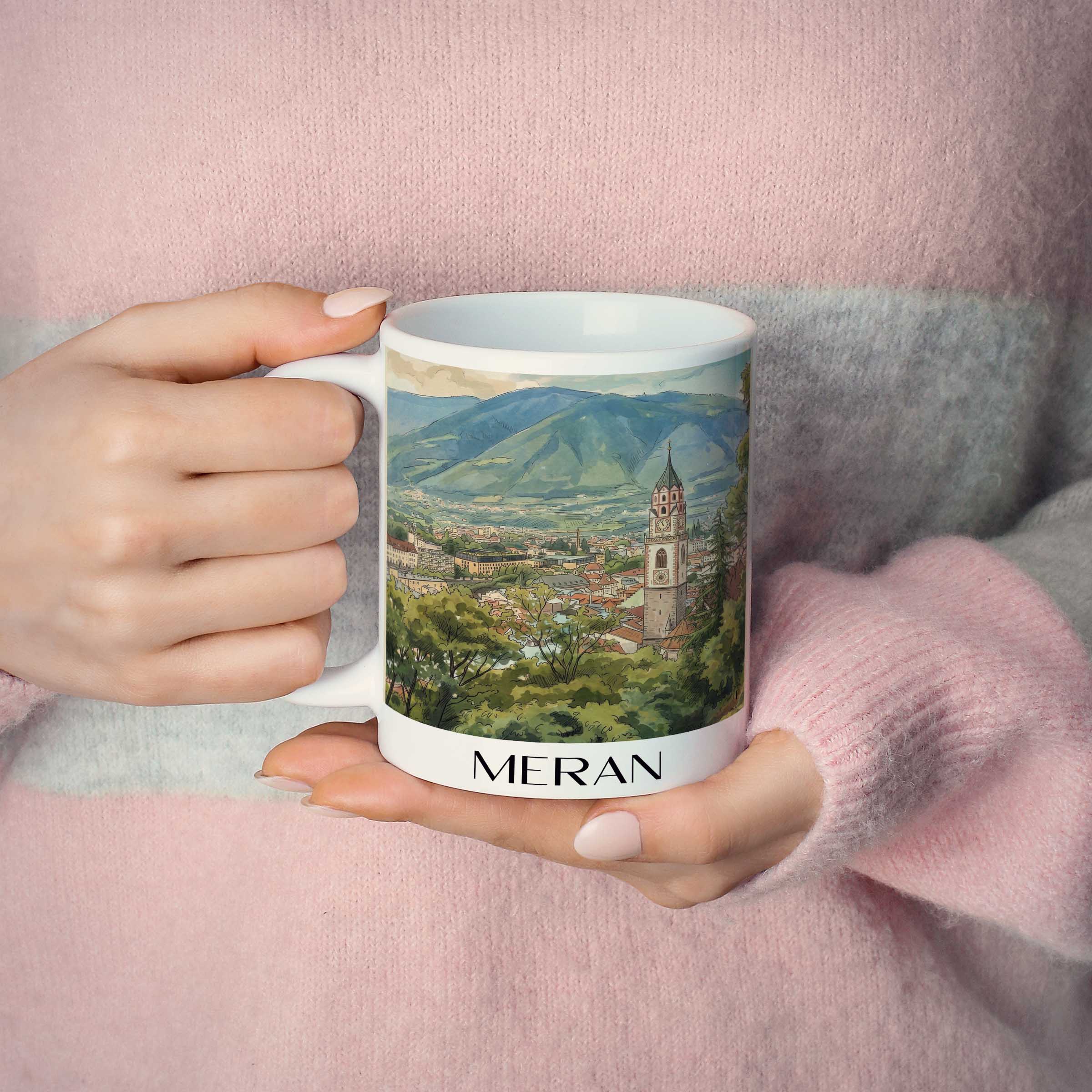 meran-italien-italien-kaffeebecher-aquarell